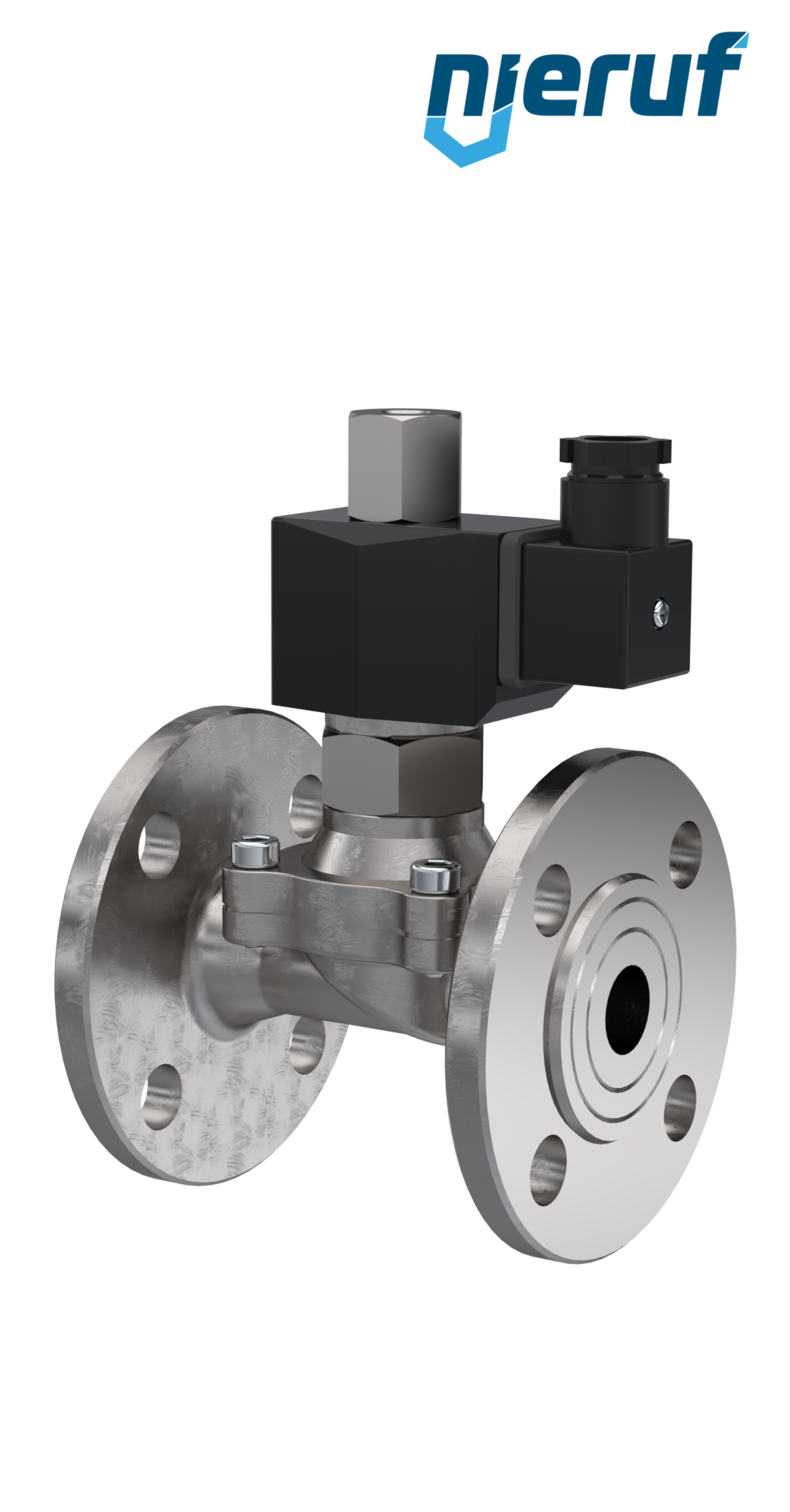 flange Solenoid valve DN20 stainless steel FV01 FKM 24V DC NO