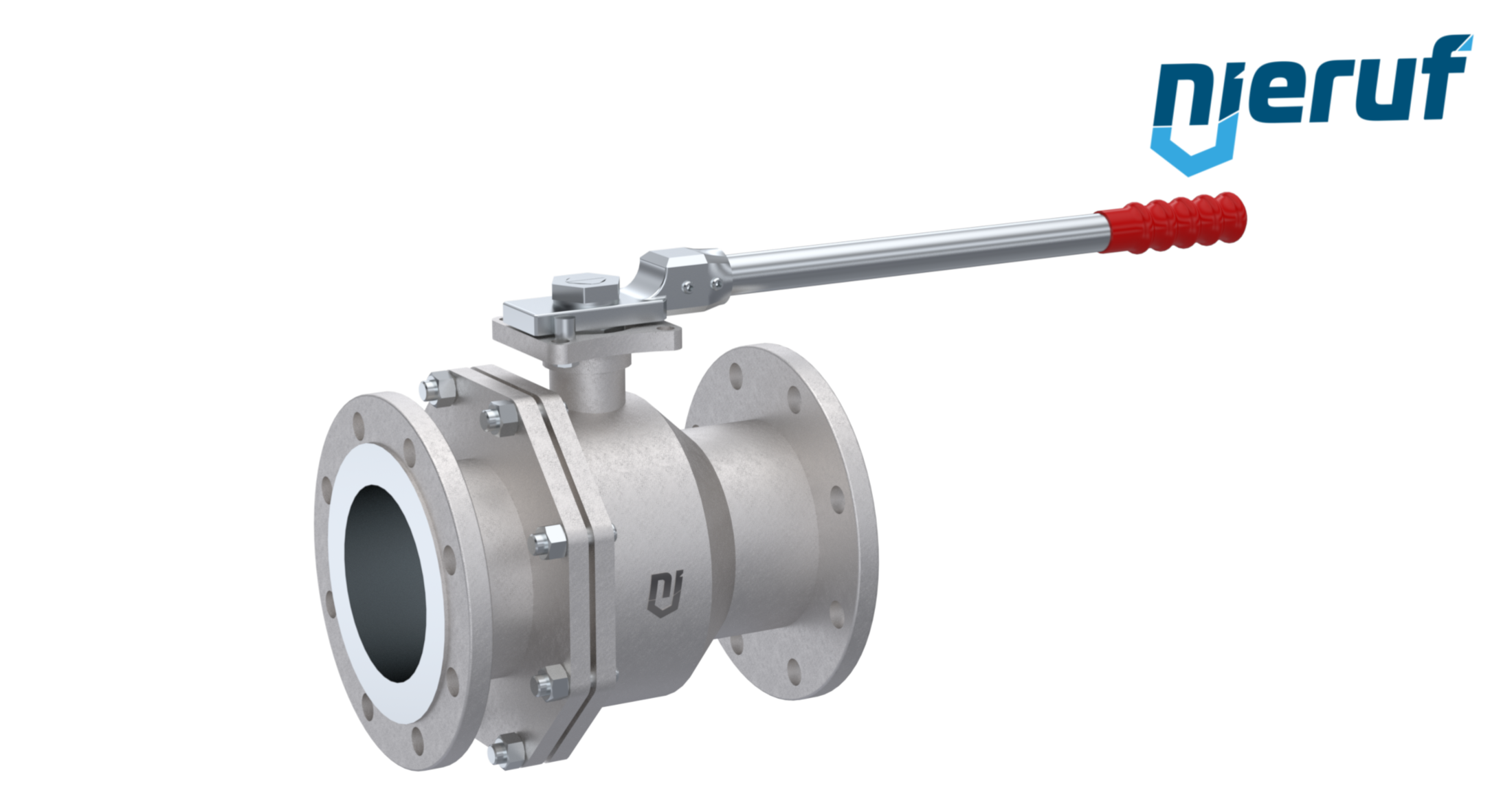 flange ball valve DN100 PN16 FK06 stainless steel 1.4408