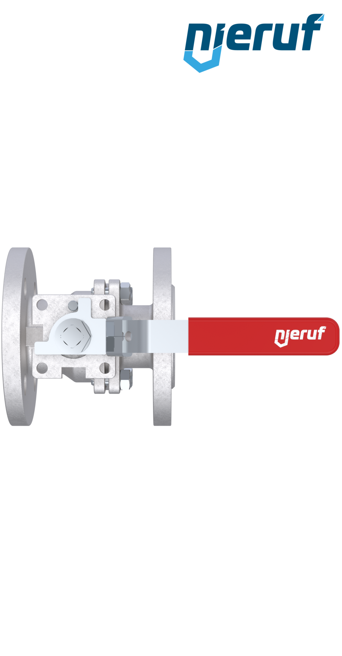 flange ball valve DN50 PN40 FK06 stainless steel 1.4408