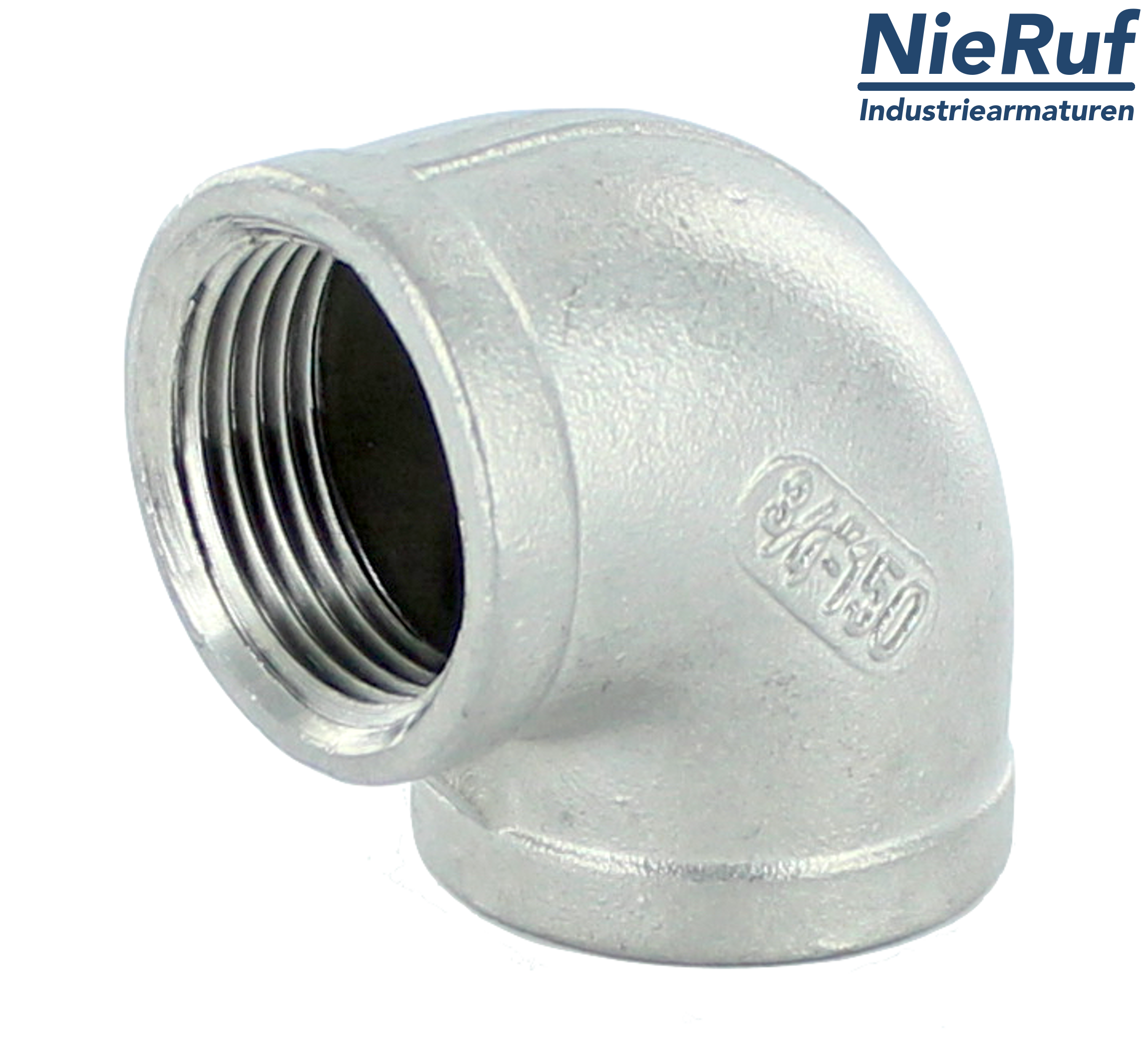 elbow 1 1/4" inch stainless steel 316 90° angle
