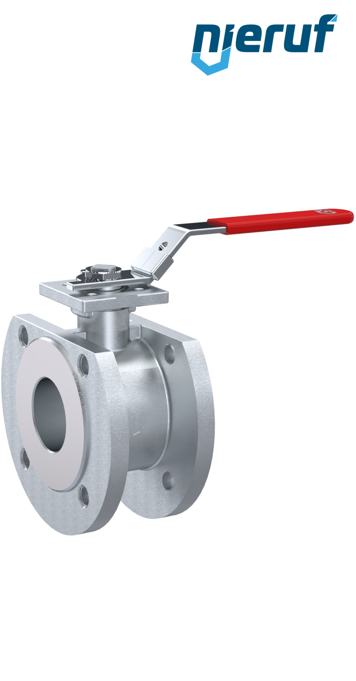 Compact ball valve stainless steel DN25 PN16 FK11