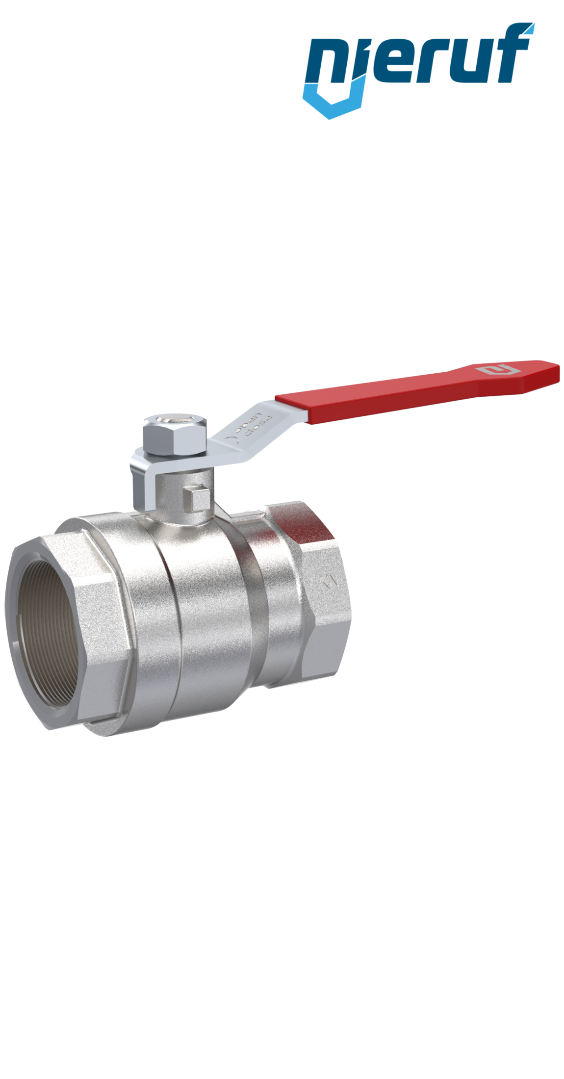 2 way ball valve DN65 - 2 1/2" inch GK01 female thread