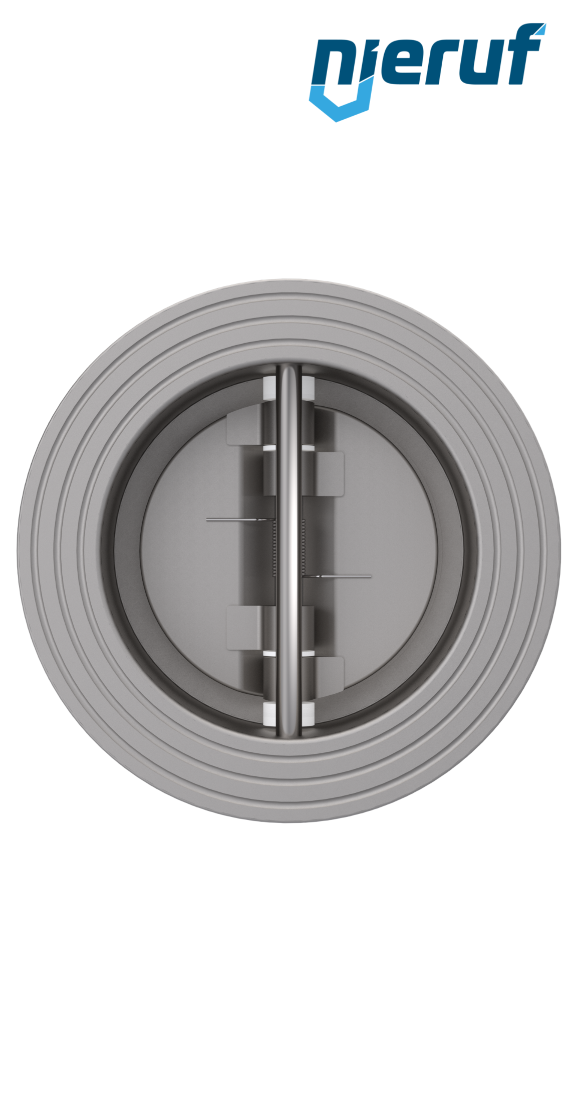 dual plate check valve DN80 DR03 stainless steel 1.4408 NBR