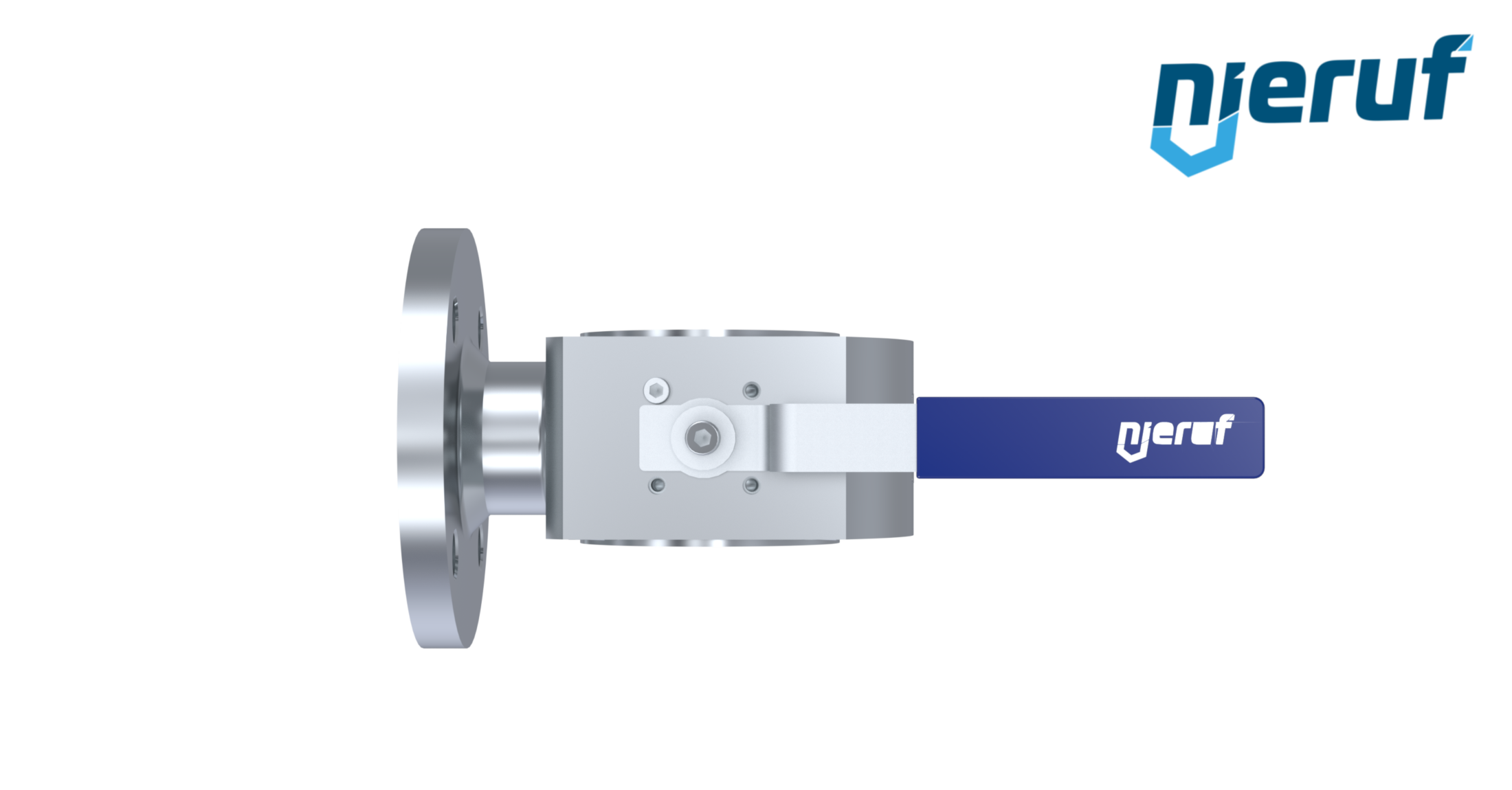 3/2 cross over ball valve DN20 FK07 C22 steel zinc plated 1.040 Kugel stainless steel 1.4404