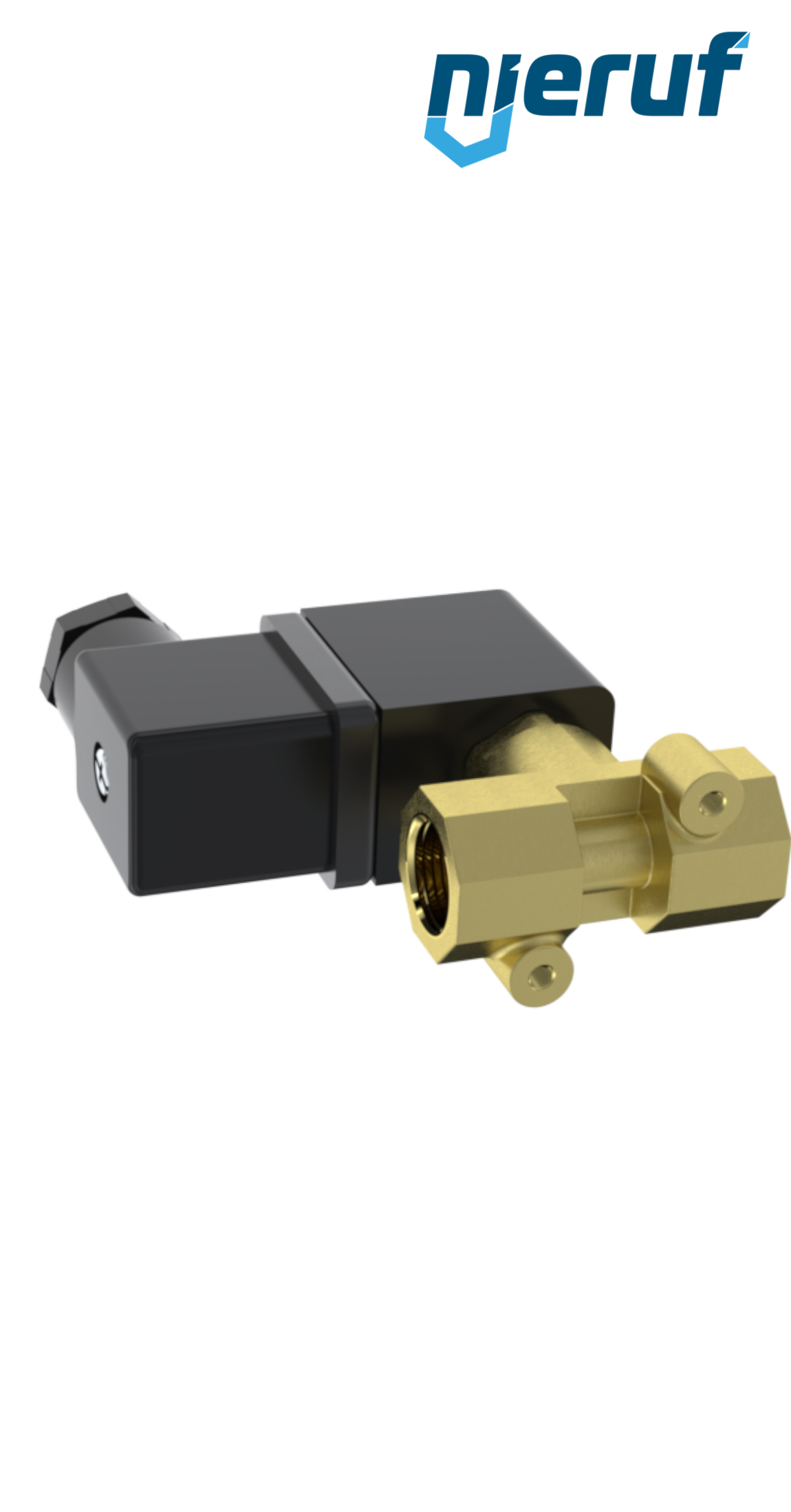 Solenoid valve DN 1.0 G 1/8" inch brass MV02 FKM 24V DC