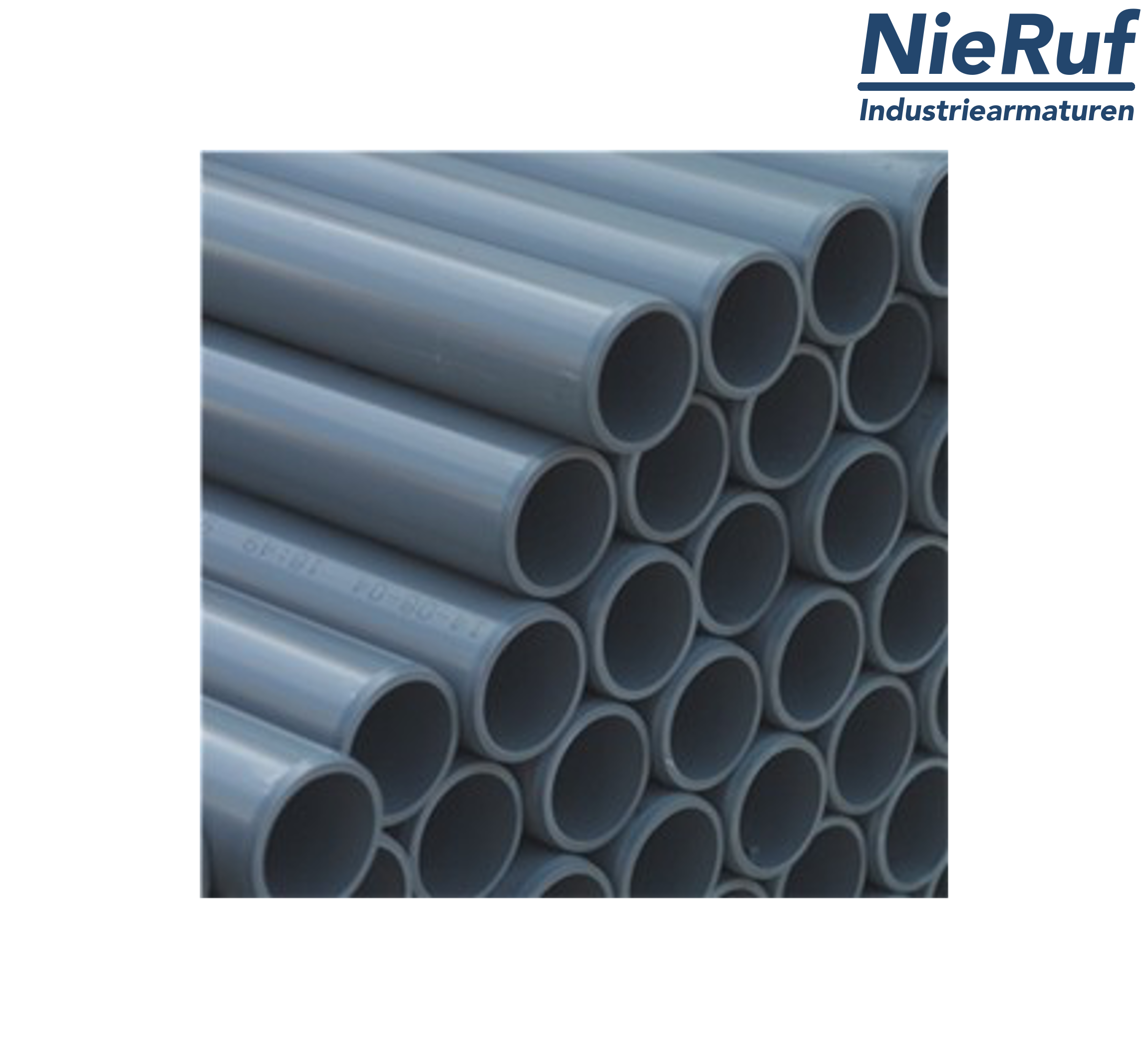 PVC Tube 110 mm x 4,2 mm 10bar 2 meters with clean ends