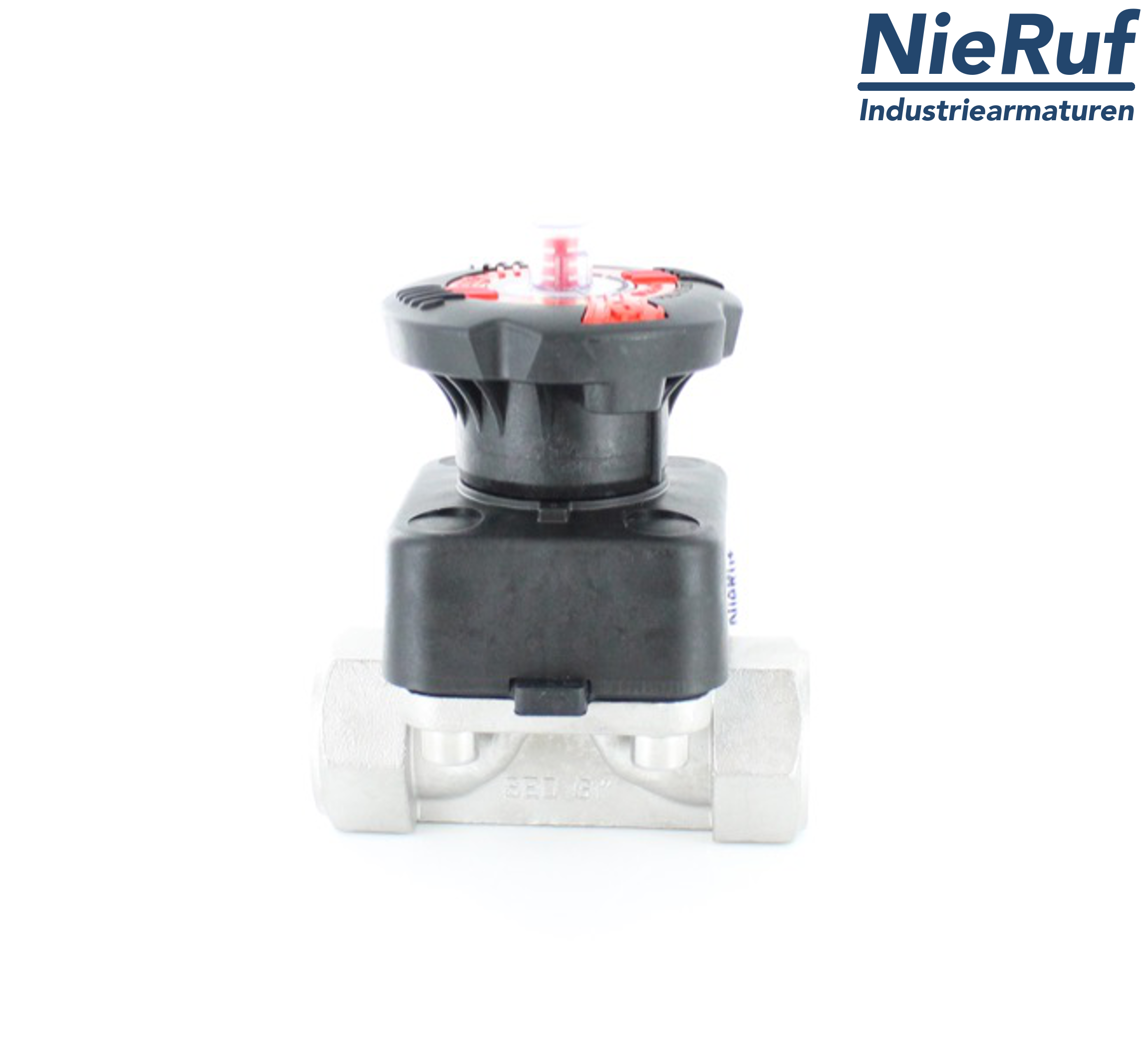 stainless steel-diaphragm valve 1/2 Inch membrane PTFE/EPDM two-piece female thread BSP