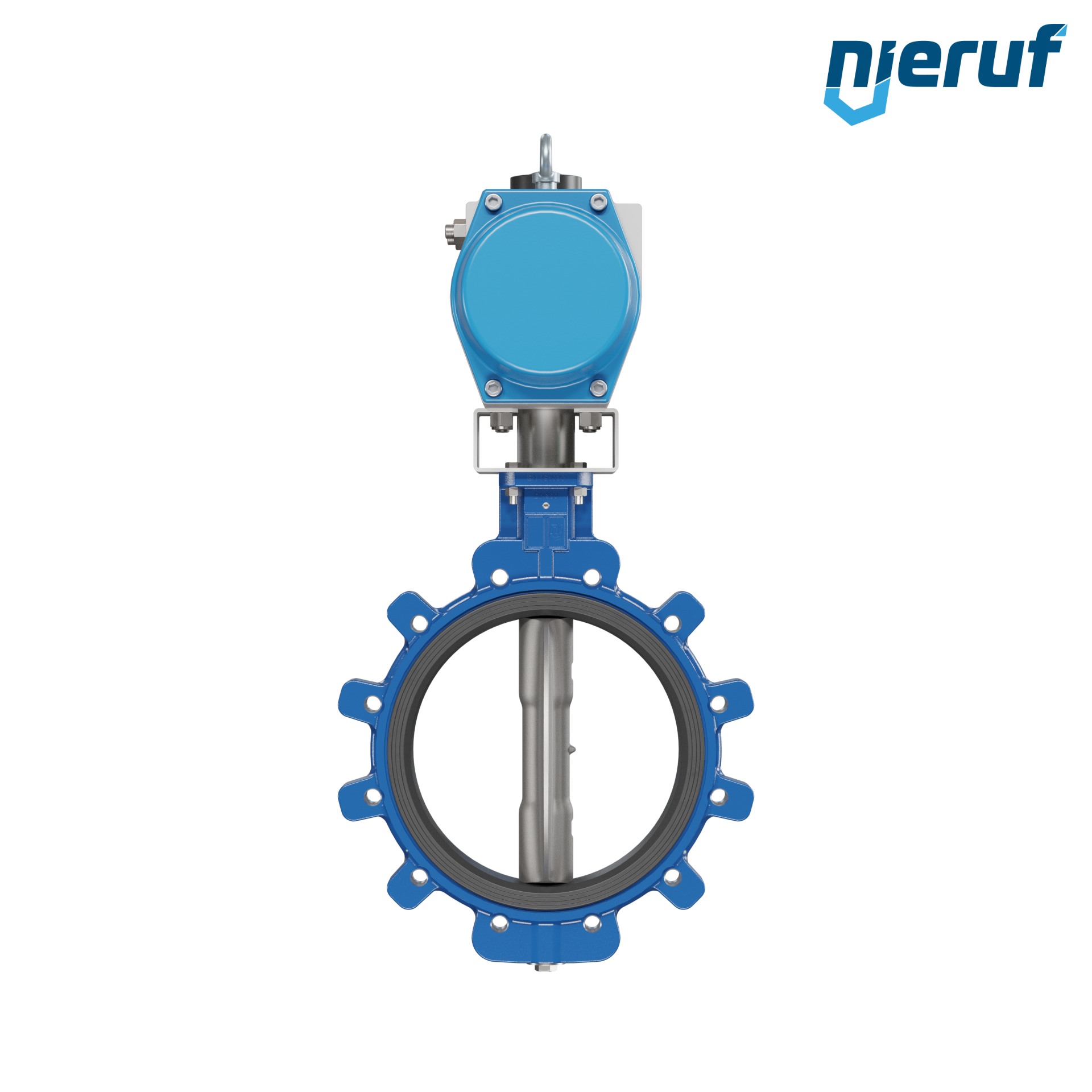 Butterfly valve DN 300  AK02 FPM pneumatic actuator single acting normally open