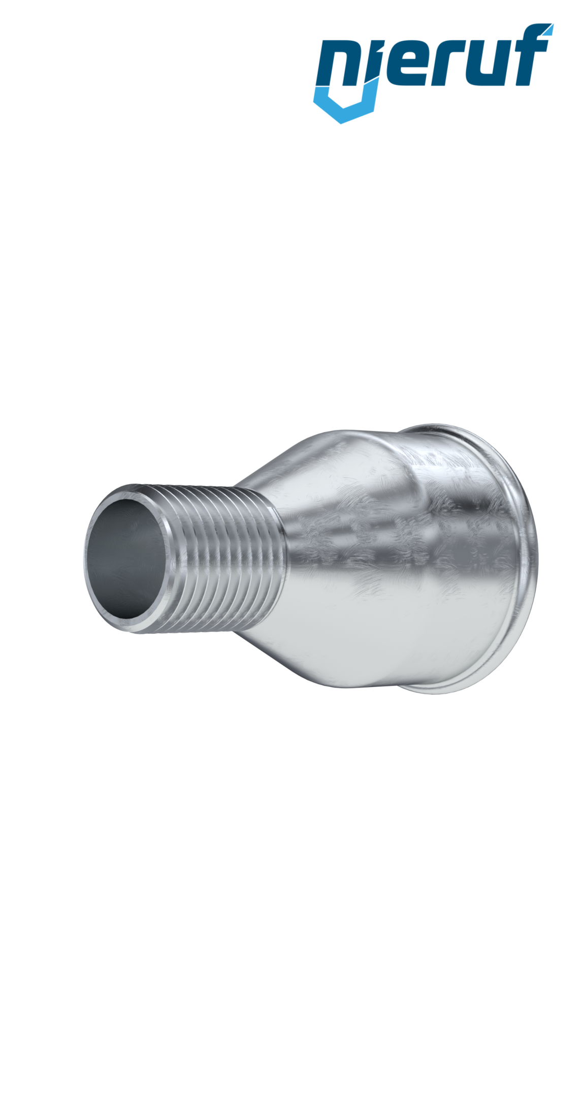 Malleable cast iron fitting reducing socket no. 246, 1 1/2" x 1" inch galvanized