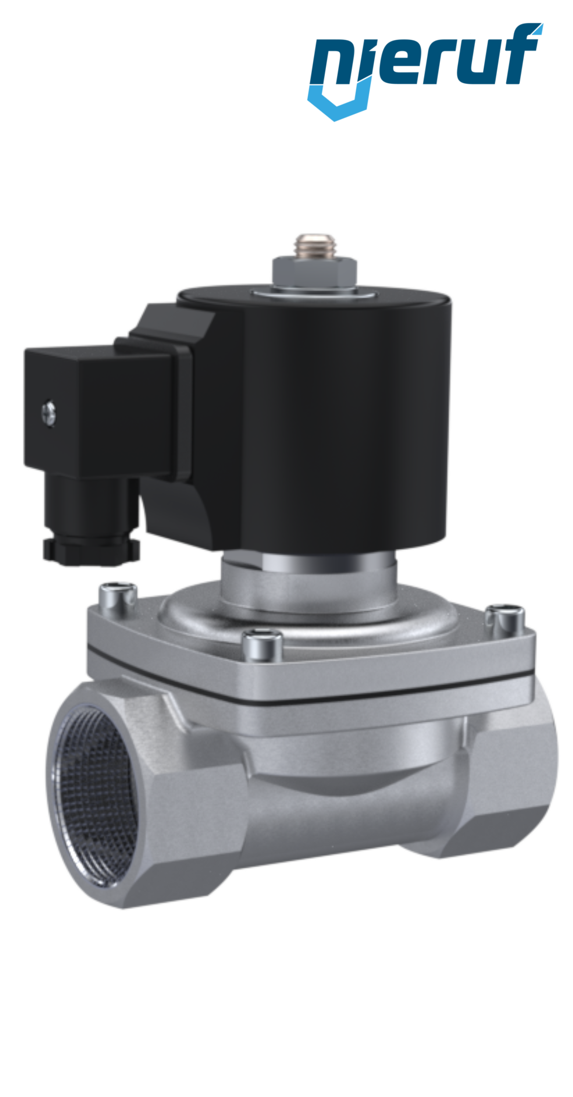 Vacuum solenoid valve G 2" Inch stainless steel EV06 EPDM 24V DC