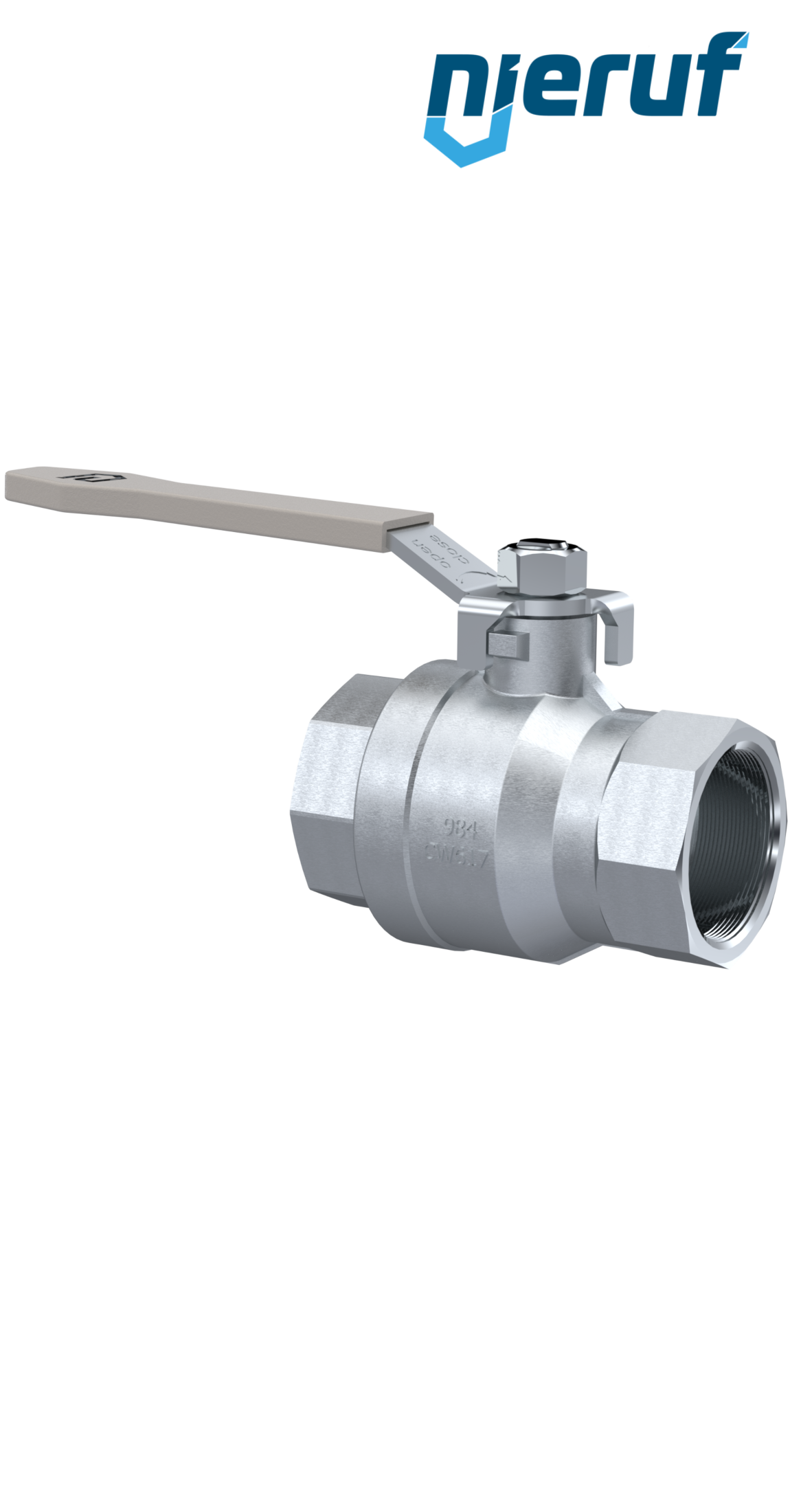 ball valve made of brass DN40 - 1 1/2" inch GK02 female thread