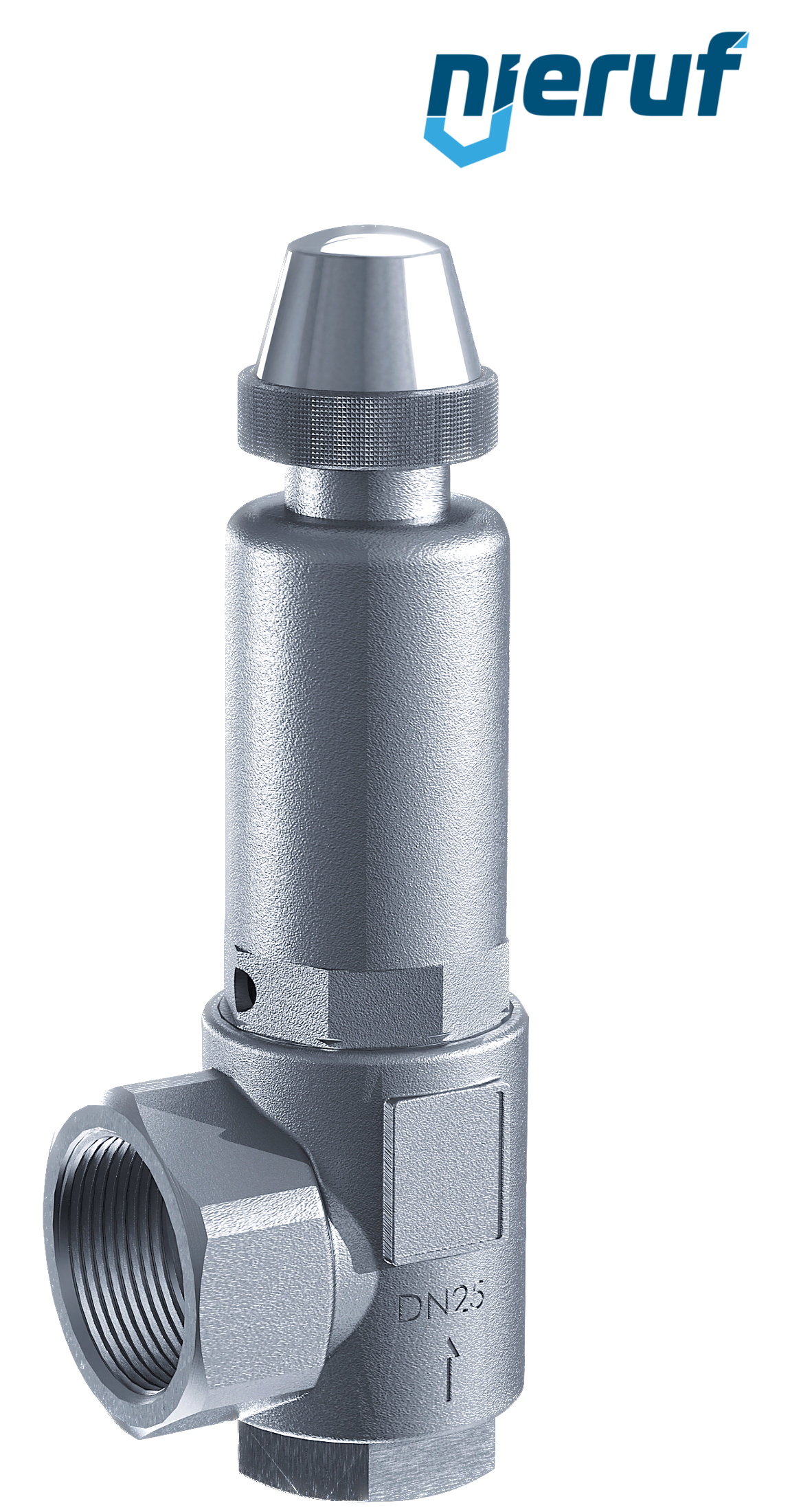safety valve 1/2" x 1" fm SV05 neutral liquid media, stainless steel EPDM