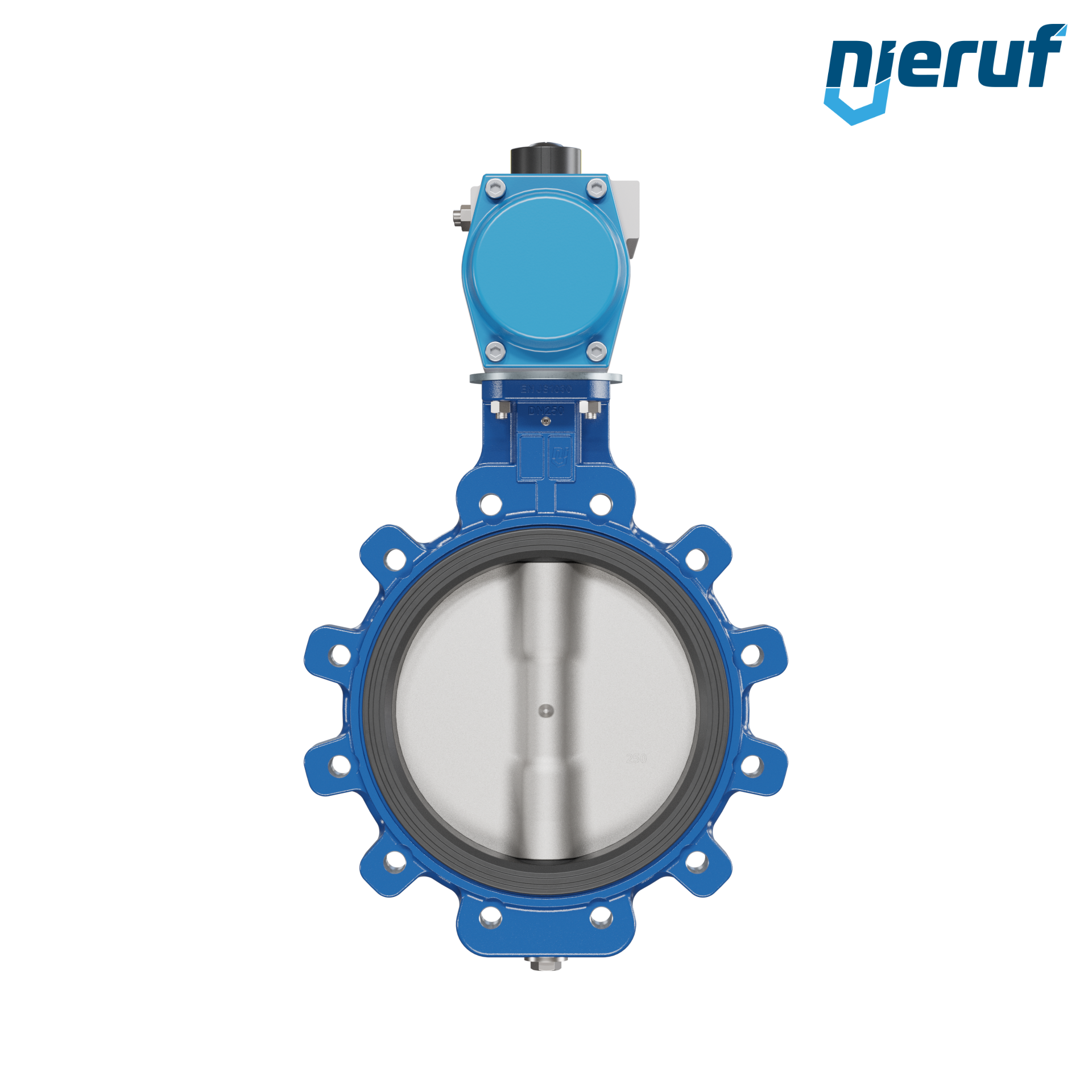 Butterfly valve DN 250 AK02 EPDM high temperature & FDA pneumatic actuator double acting