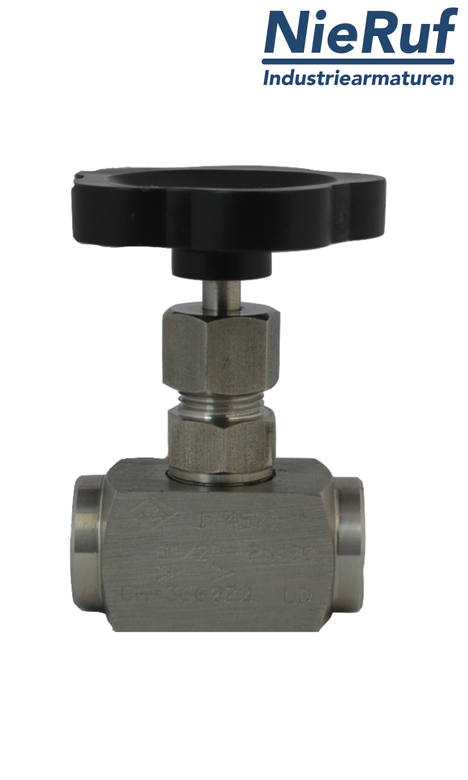 high pressure needle valve  1/4" inch NV01 stainless steel 1.4571
