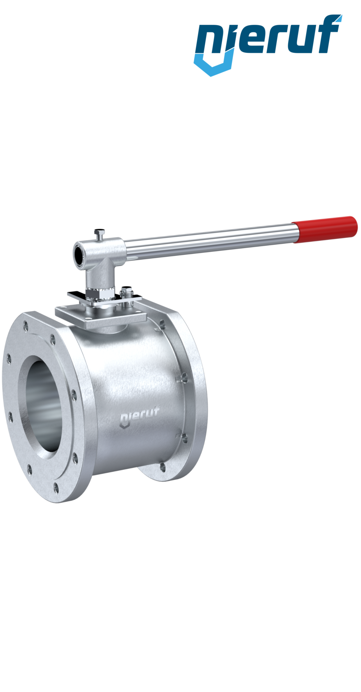 Compact ball valve stainless steel DN150 PN16 FK11