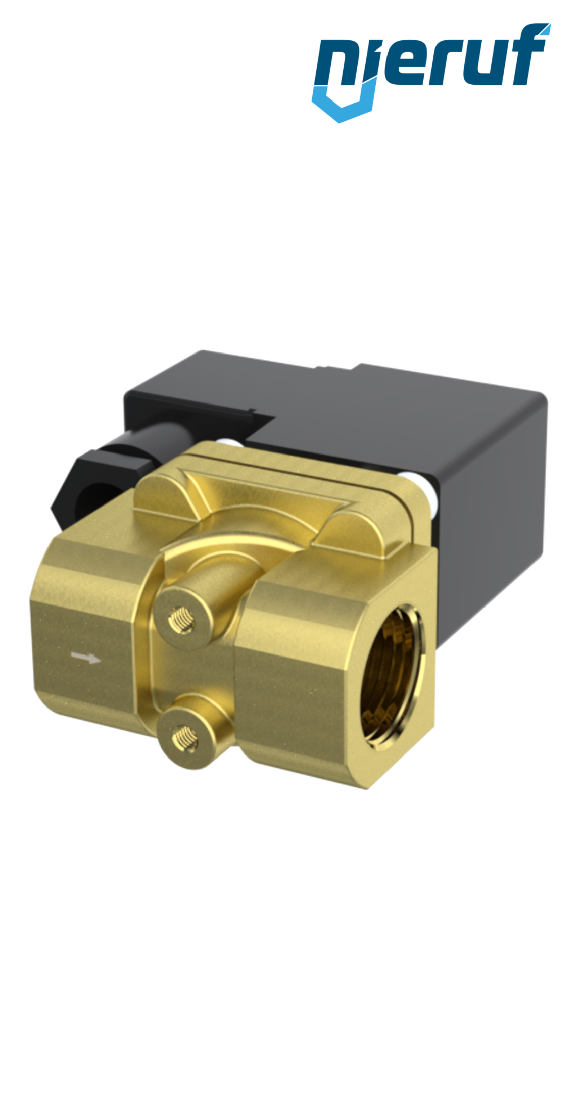 Solenoid valve G 3/8" Inch brass MV07 FKM 24V DC