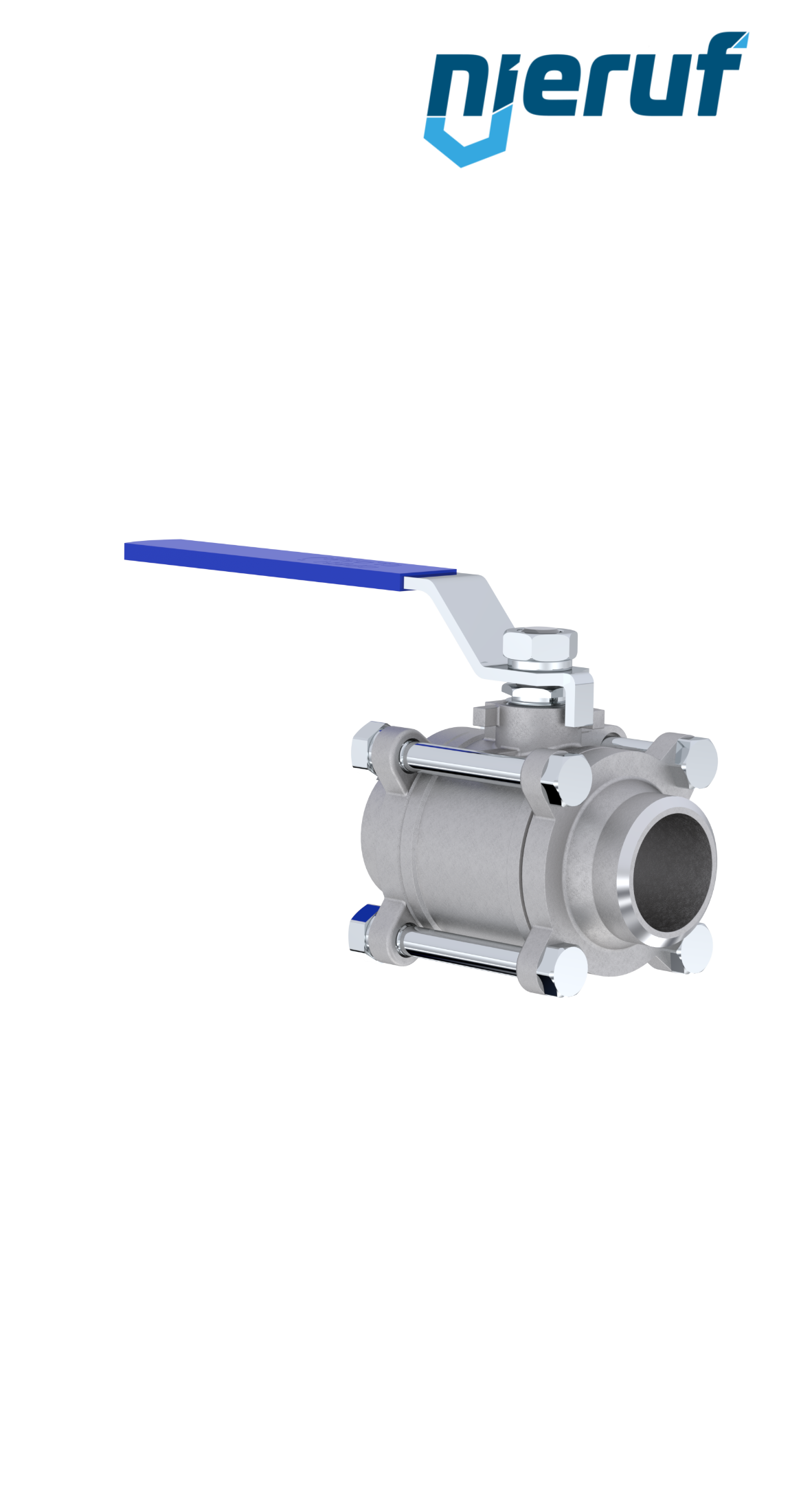 ball valve made of stainless steel DN80 - 3" inch GK04 with butt weld