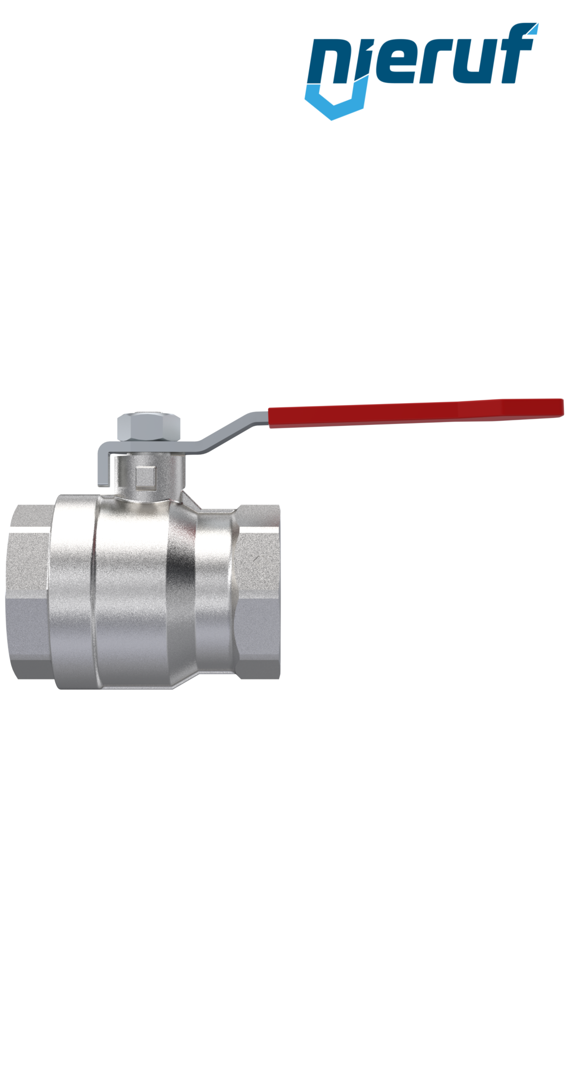 2 way ball valve DN65 - 2 1/2" inch GK01 female thread