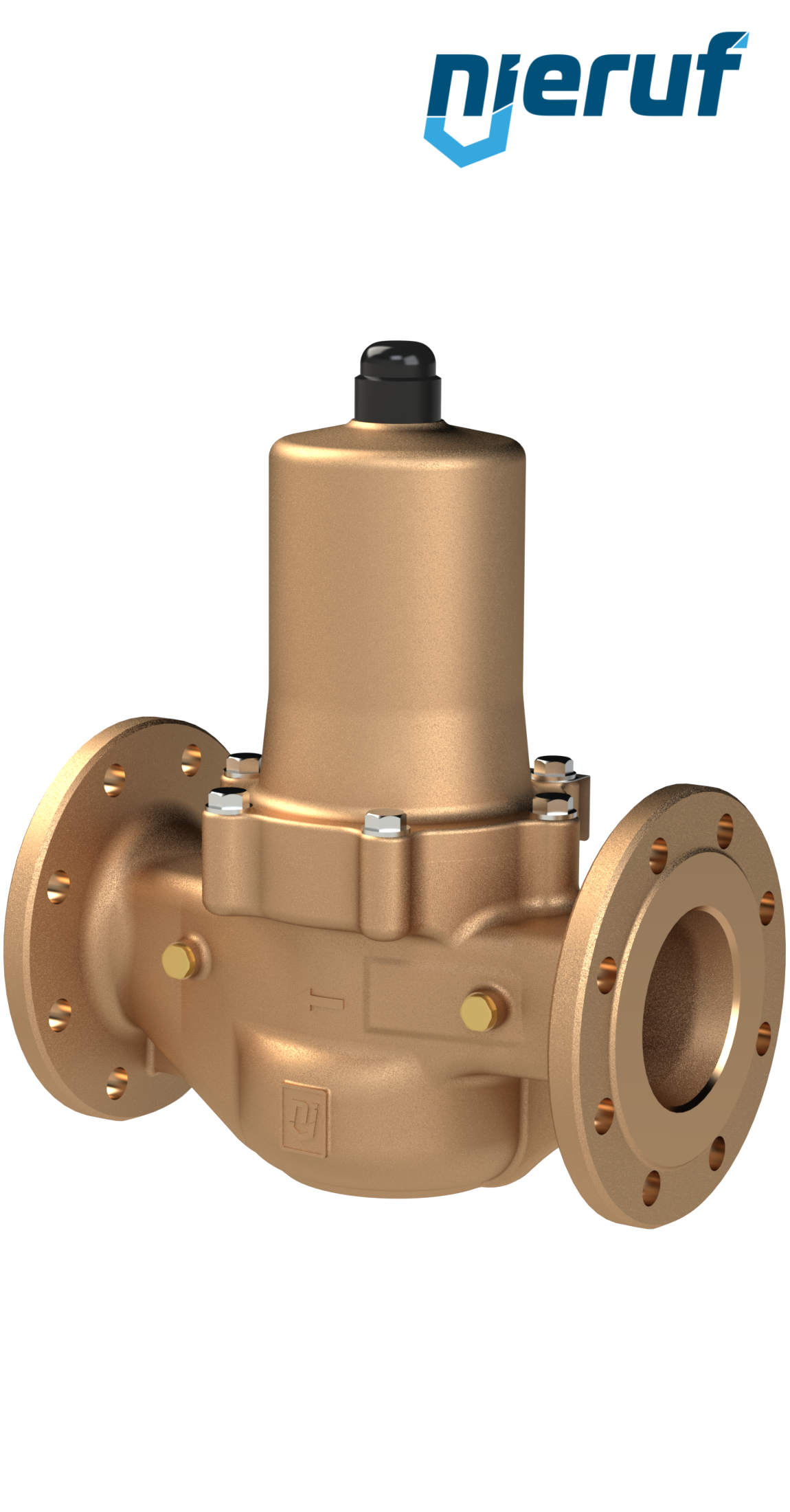 Flange-pressure reducing valve DN 100 PN16 DM05 gunmetal/brass EPDM 1.0 - 8.0 bar