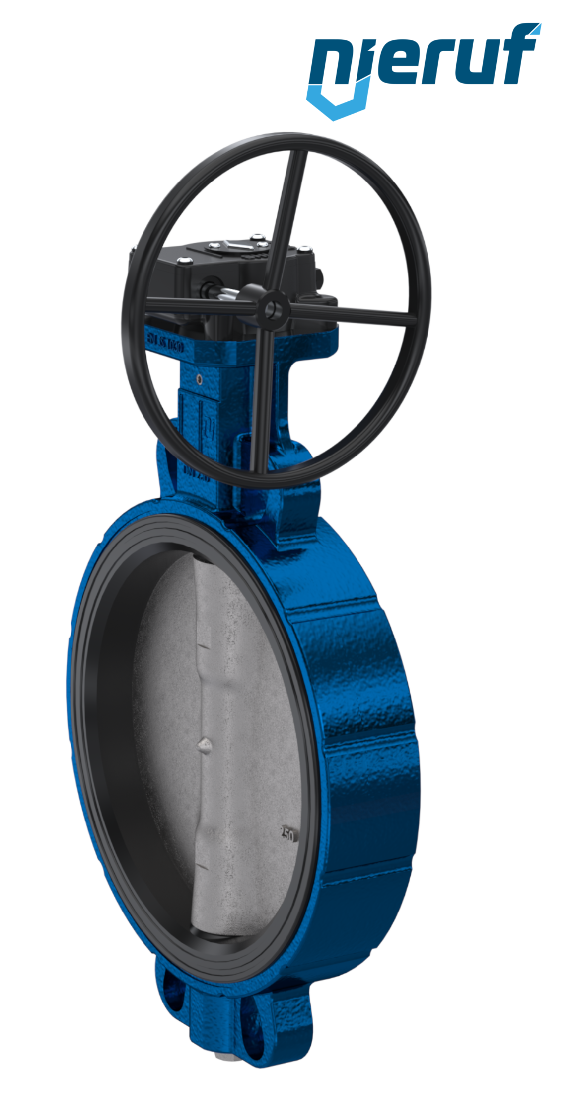 Butterfly valve AK01 DN 250 PN6-PN10-PN16 & ANSI150 DVGW-gas Worm gear
