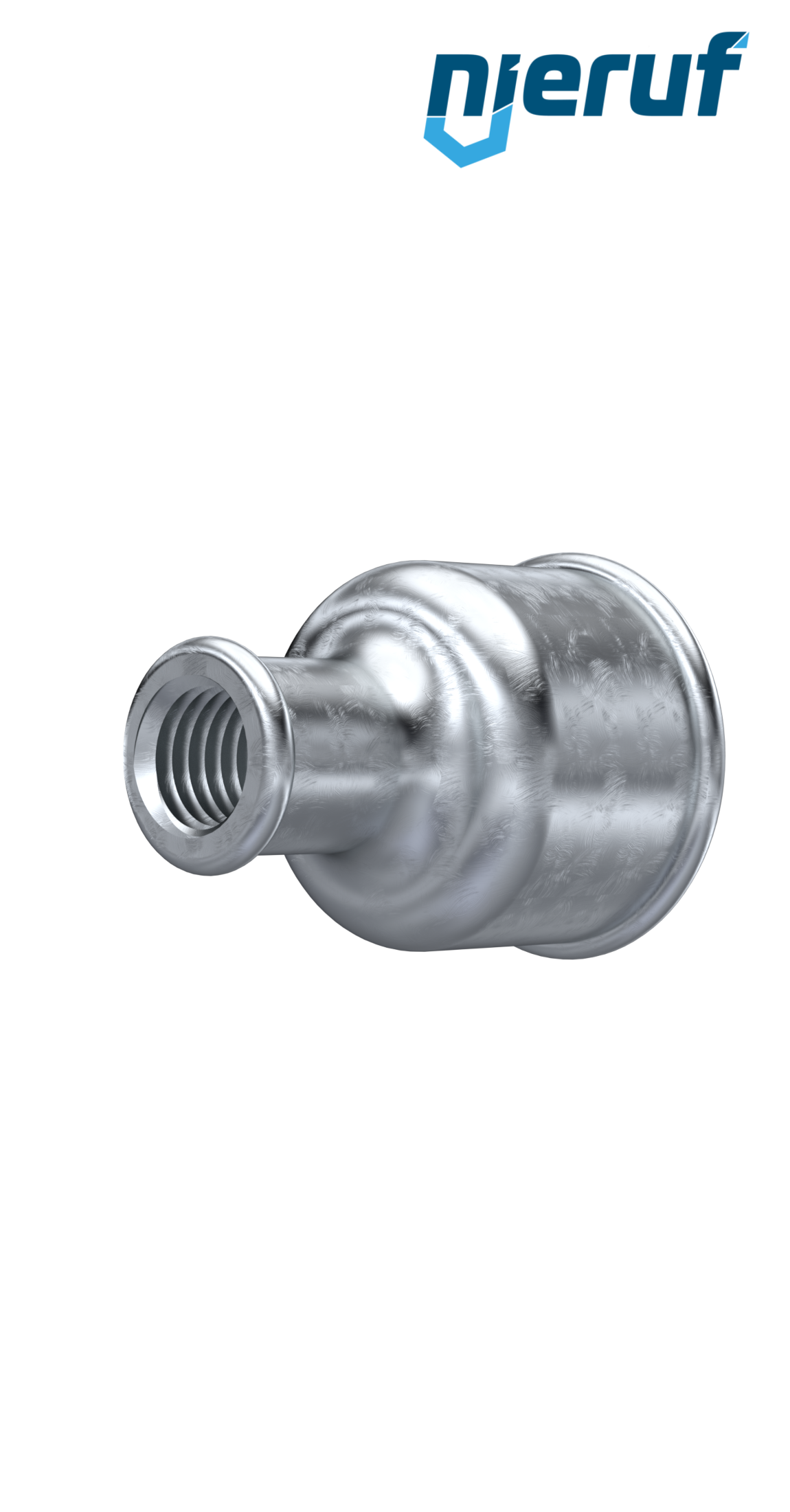 Malleable cast iron fitting reducing socket no. 240, 2" x 1 1/2" inch galvanized