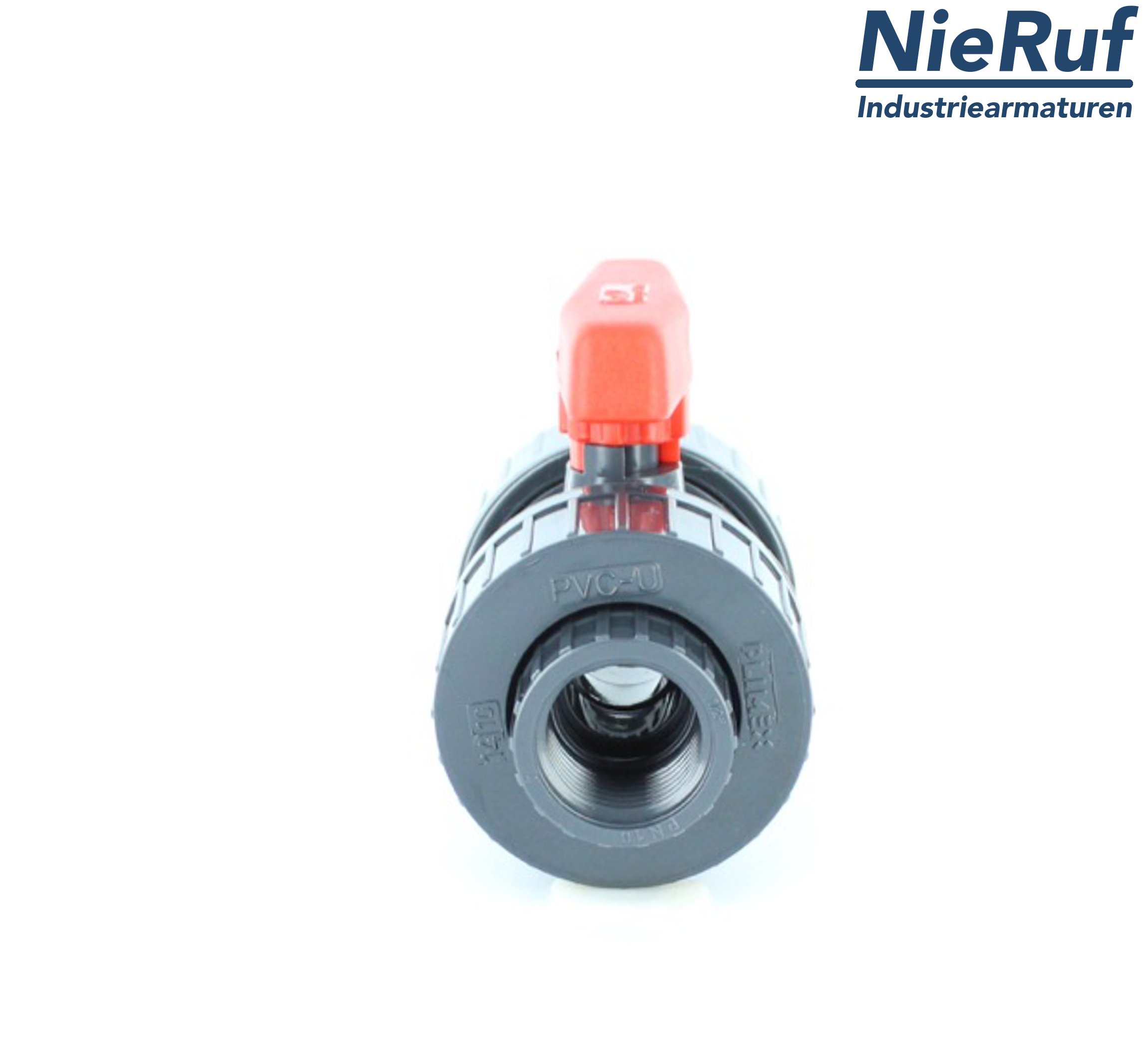 PVC-ball valve DN65 - 2 1/2" inch KK02 Hytrel/EPDM