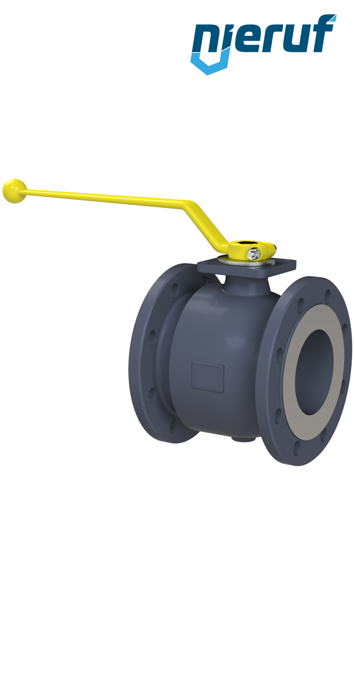 Flange ball valve DN150 FK02 GGG40  ball (solid) stainless steel 1.4408 DVGW-Gas