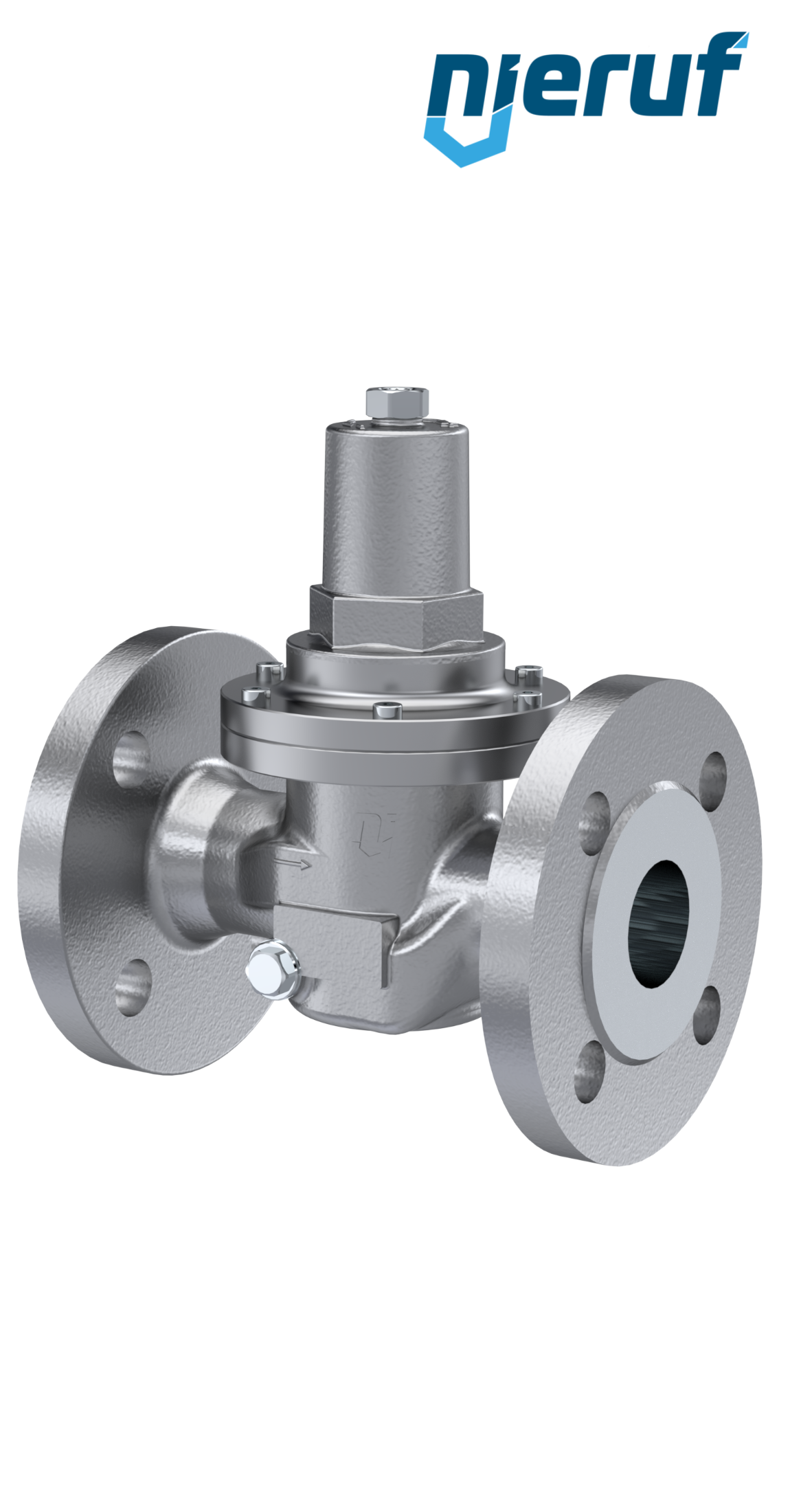 pressure reducing valve DN 32 DM13 stainless steel FPM / FKM 0.2 - 2.0 bar