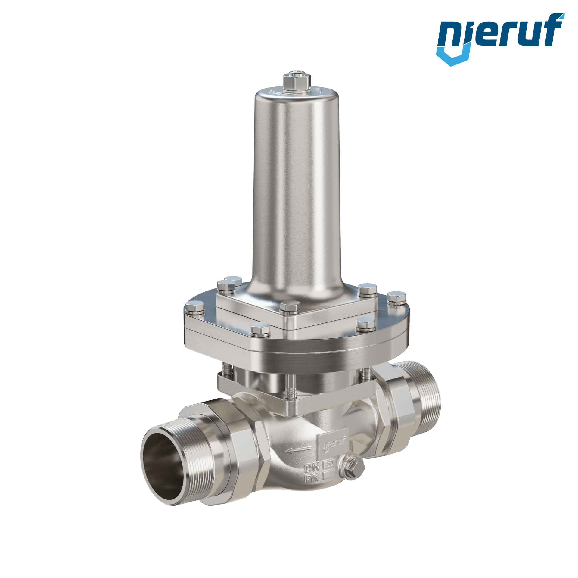 low-pressure reducing valve male thread 2" Inch DM19 stainless steel EPDM FDA 0.2 - 2.0 bar