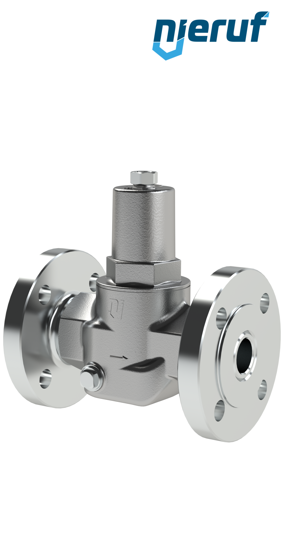 steam pressure reducing valve ANSI DN25 type DM22 stainless steel PTFE / EPDM / FEPM 2.0 - 5.0 bar