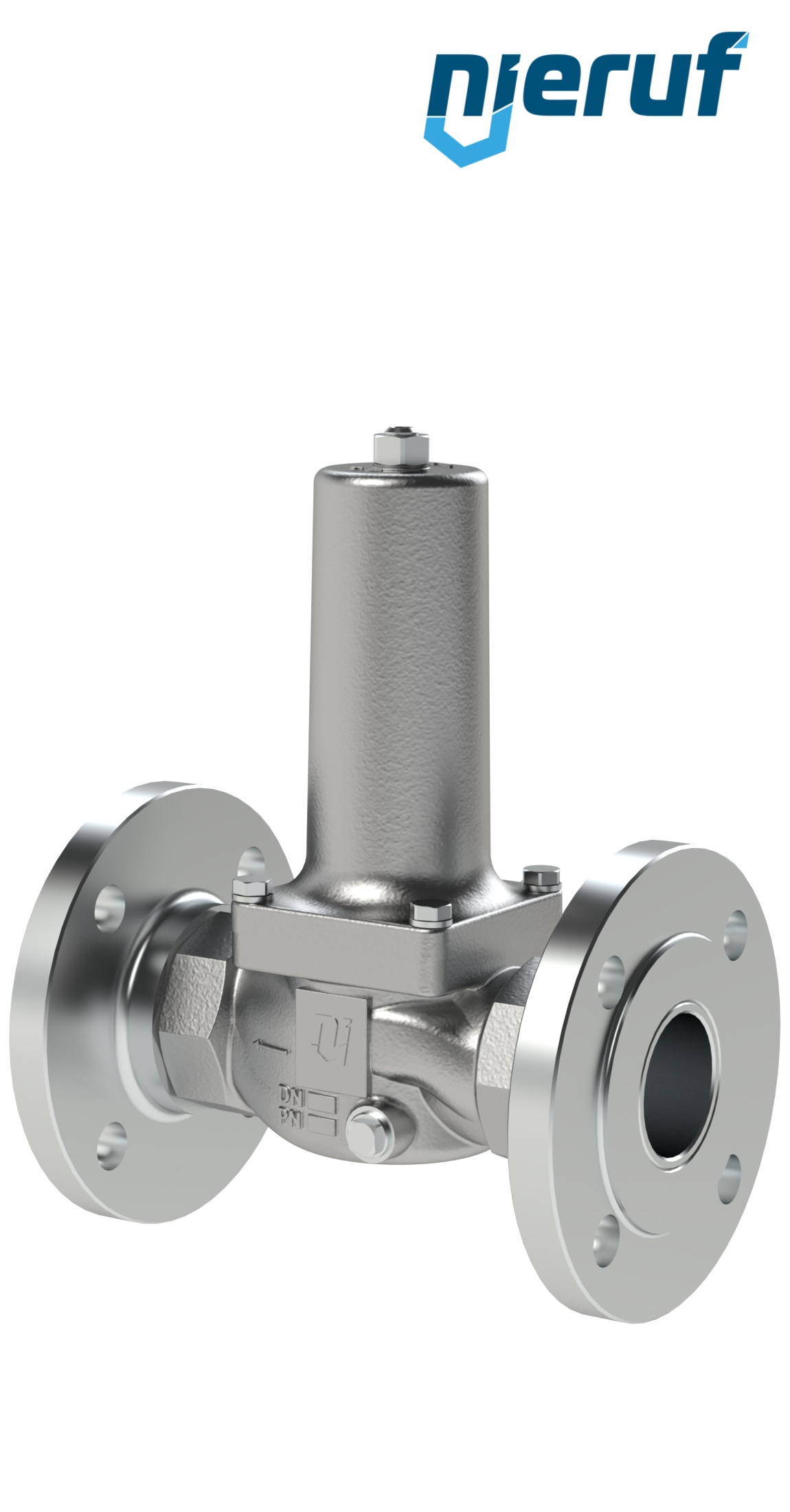 steam pressure reducing valve DN40 type DM22 stainless steel PTFE / EPDM / FEPM 2.0 - 5.0 bar