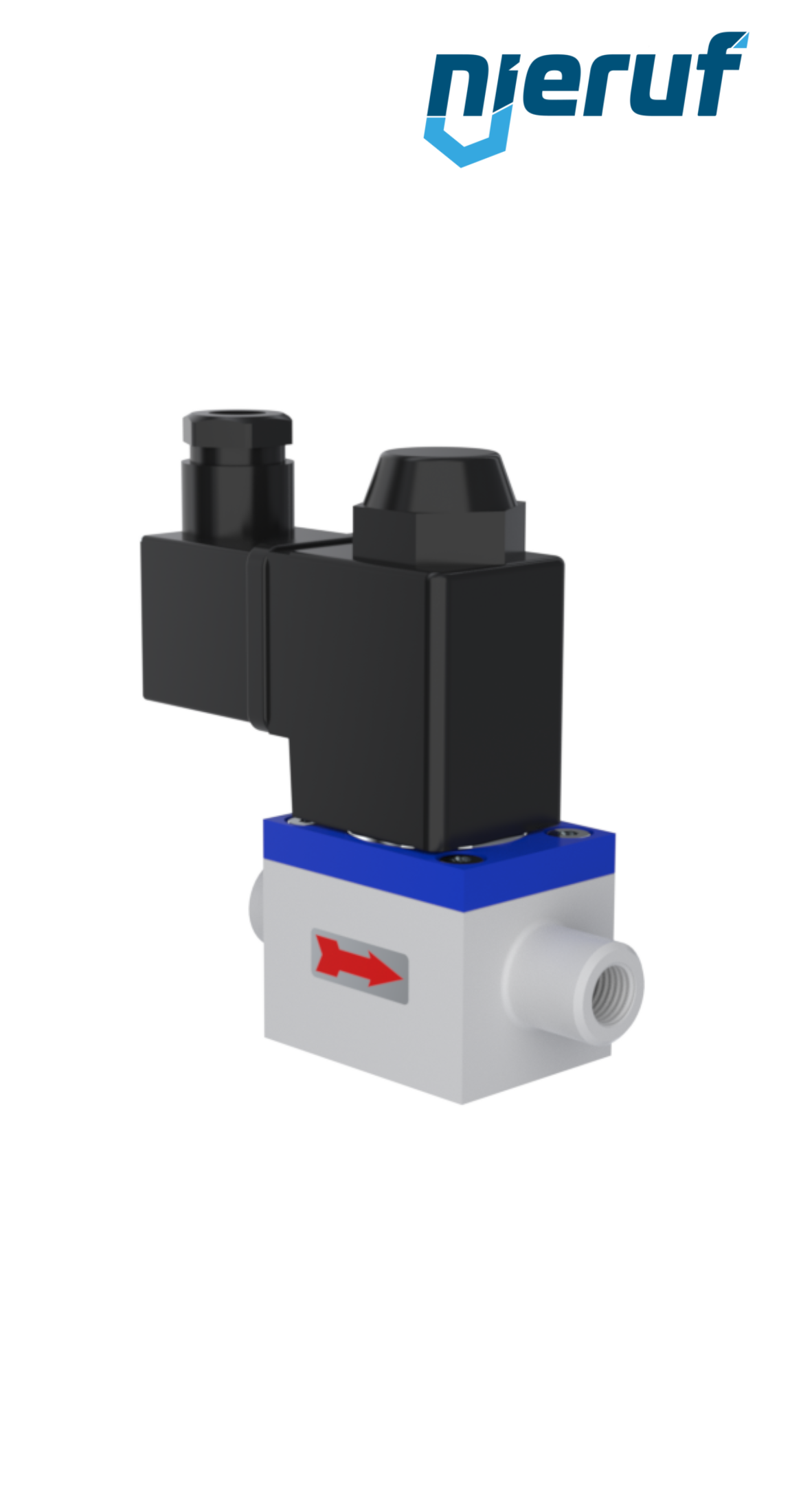 PVC-Solenoid valve DN4,0 KV02 EPDM 24V DC
