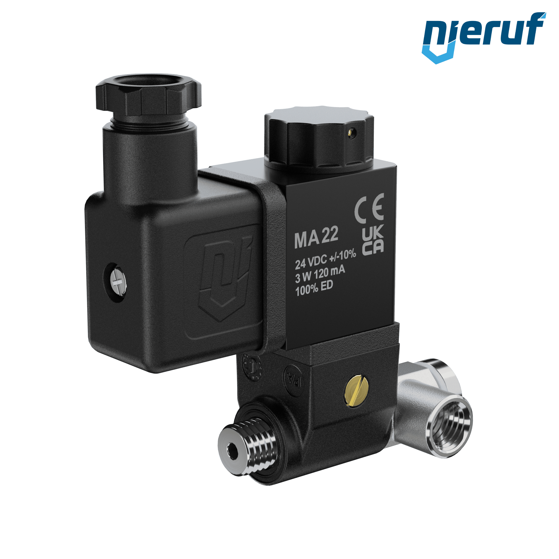 solenoid valve input: G 1/8" inch 24V DC KV05