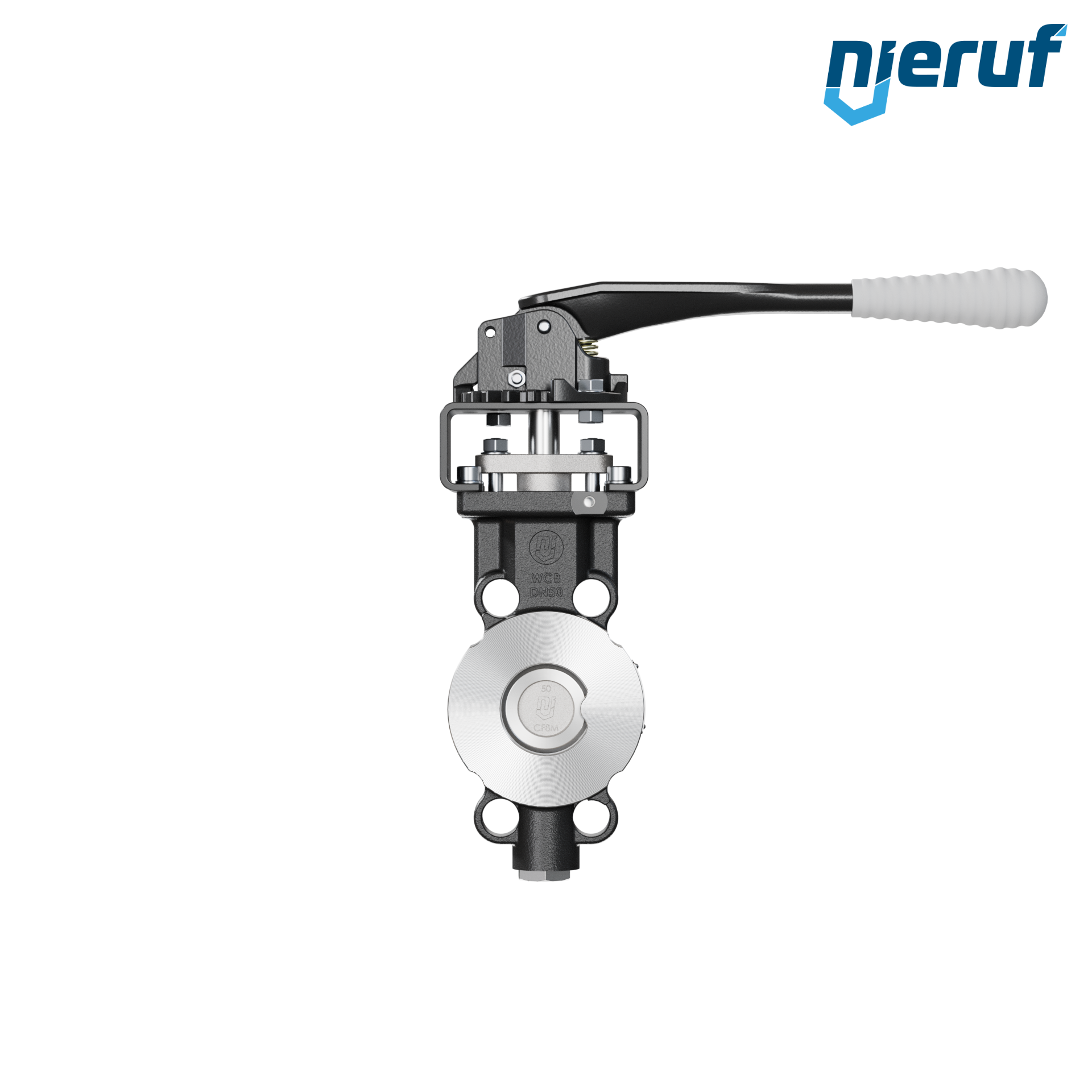 Double offset butterfly-valve AK11 DN 50 PN10-40 ANSI150-300 lever