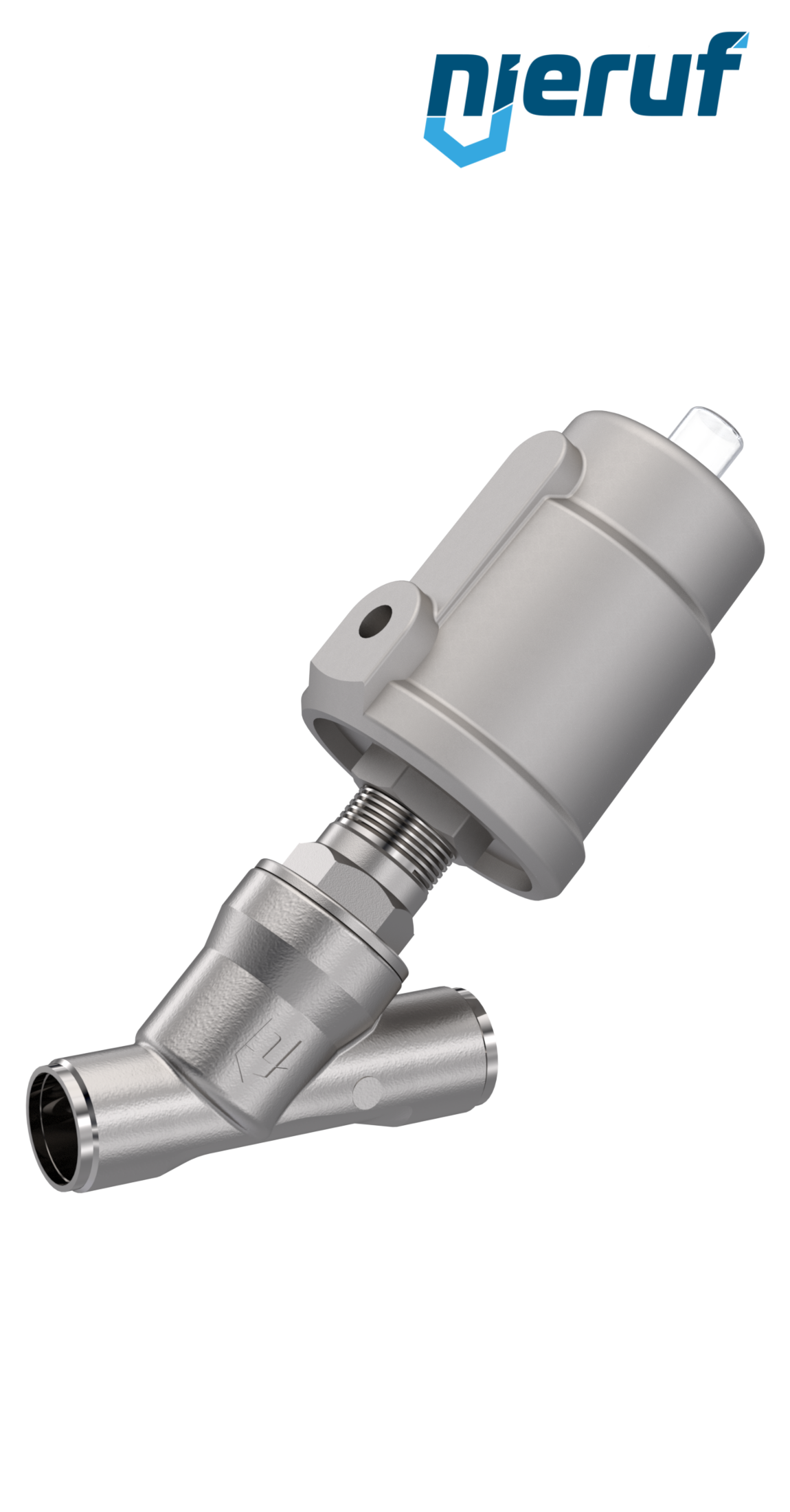 piston-operated angle seat valve G 2" inch SC02 stainless steel