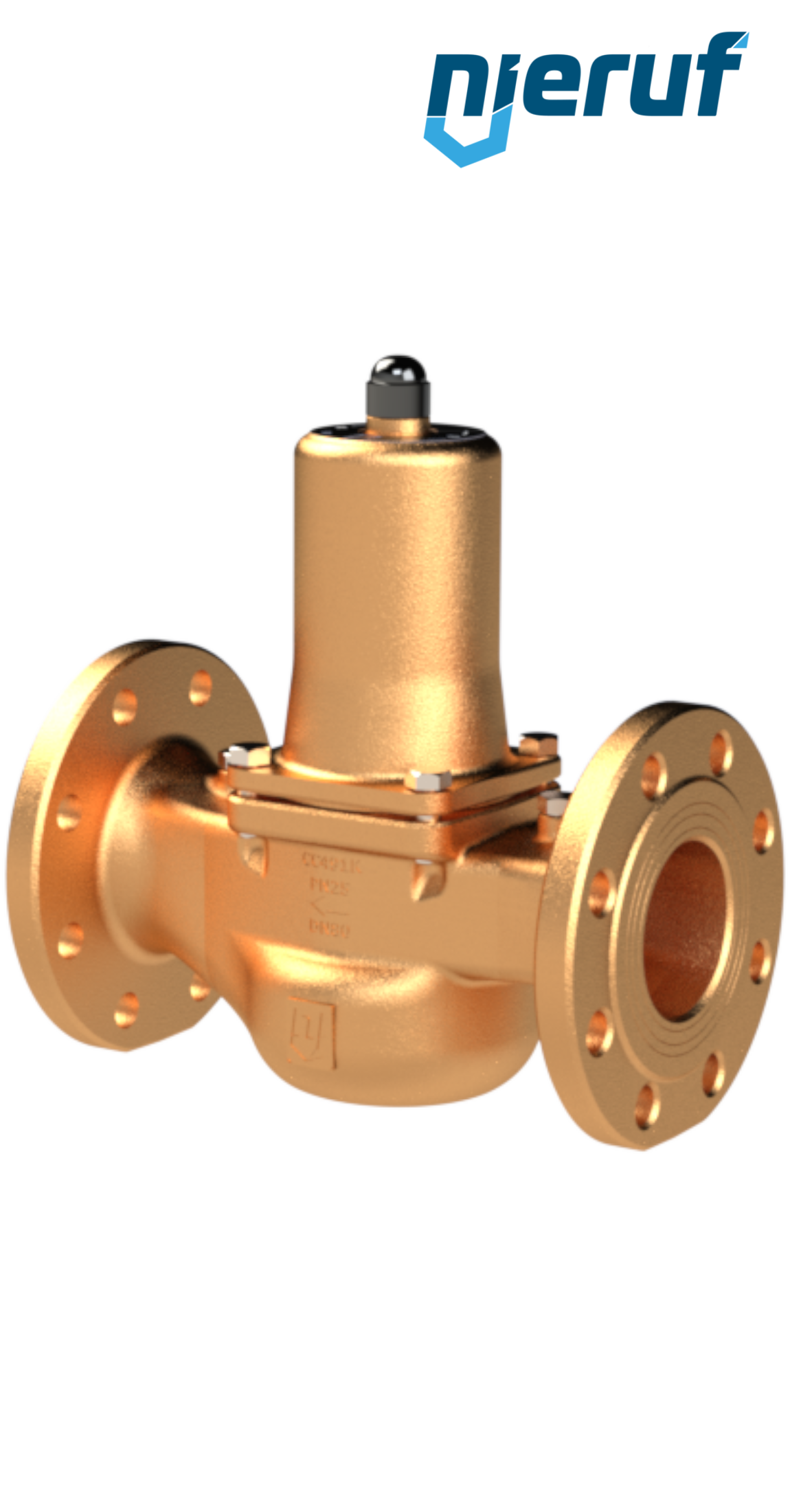 pressure reducing valve DN 80 PN16 DM06 gunmetal/brass FKM 1.0 - 8.0 bar