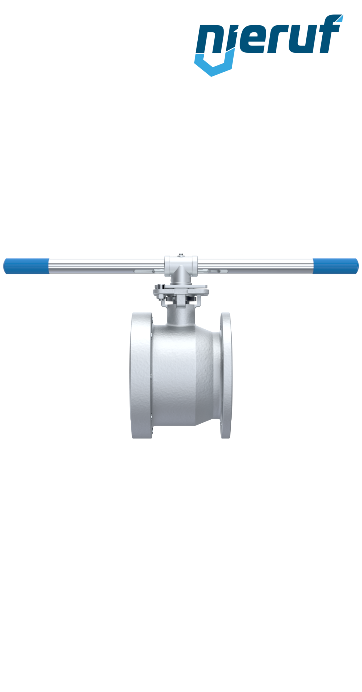 Compact ball valve DN125 PN16 FK04 stainless steel 1.4408