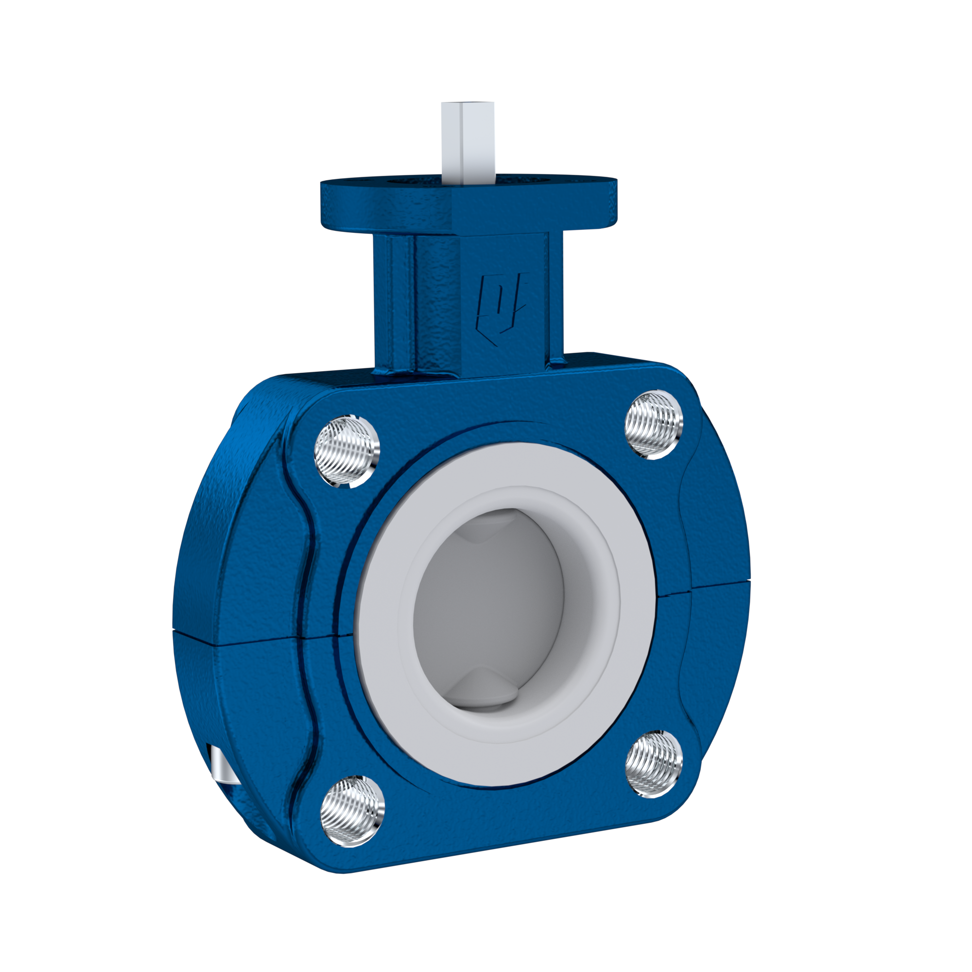 PFA-Butterfly-valve PTFE AK10 DN40 PN10-PN16 FKM insert
