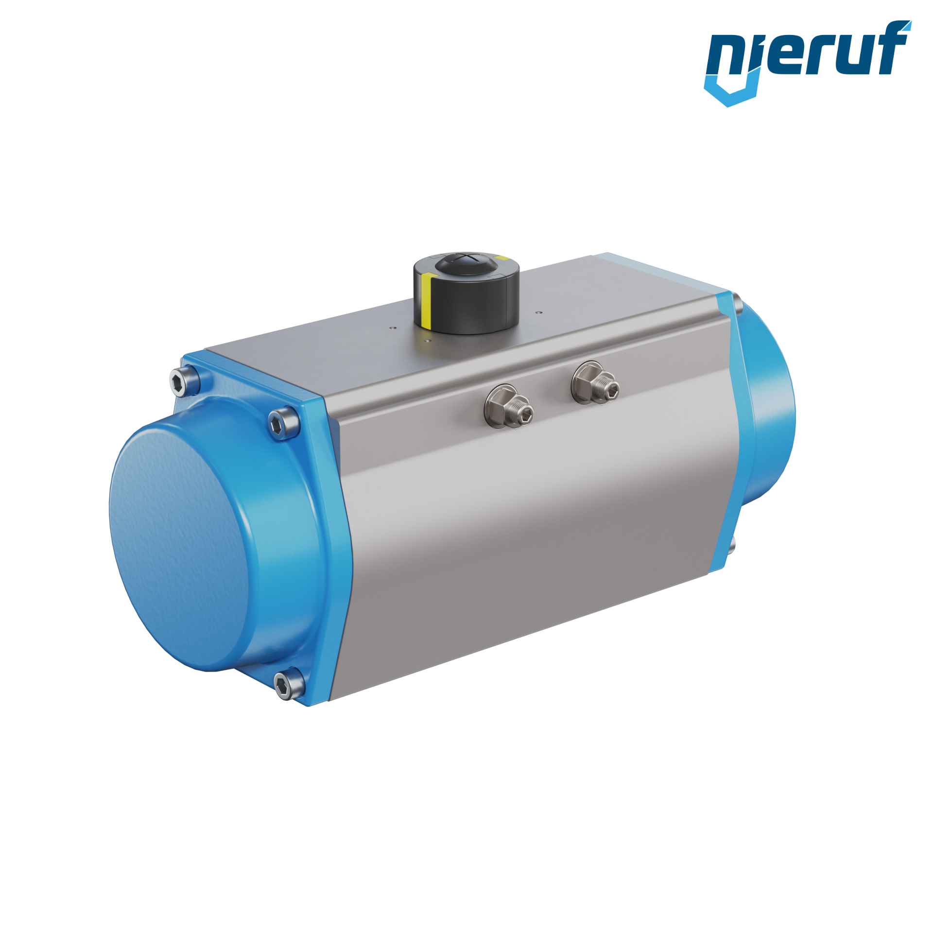 pneumatic actuator AN02 single acting, normally open high temperature version GS-140 90° with 5 springs