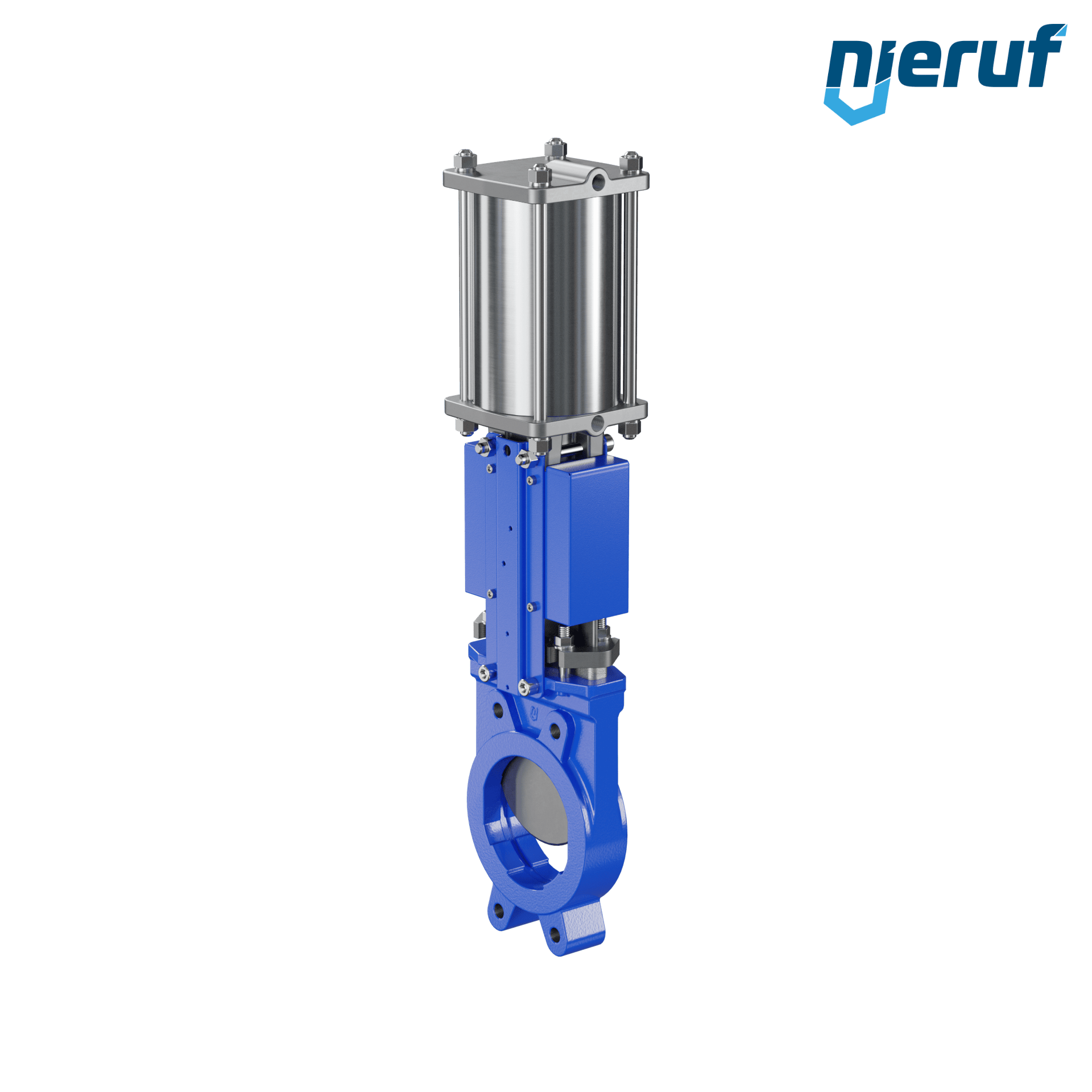 Knife gate valve DN 125 SR01 EPDM pneumatic actuation double acting