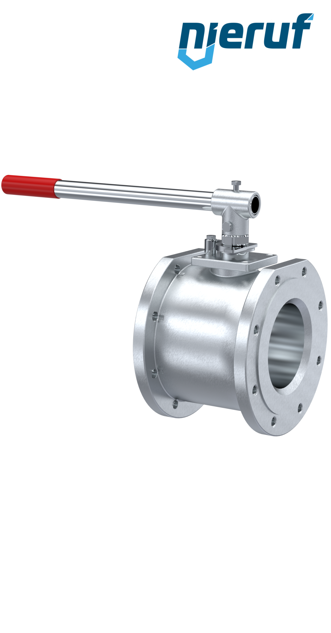 Compact ball valve stainless steel DN150 PN16 FK11