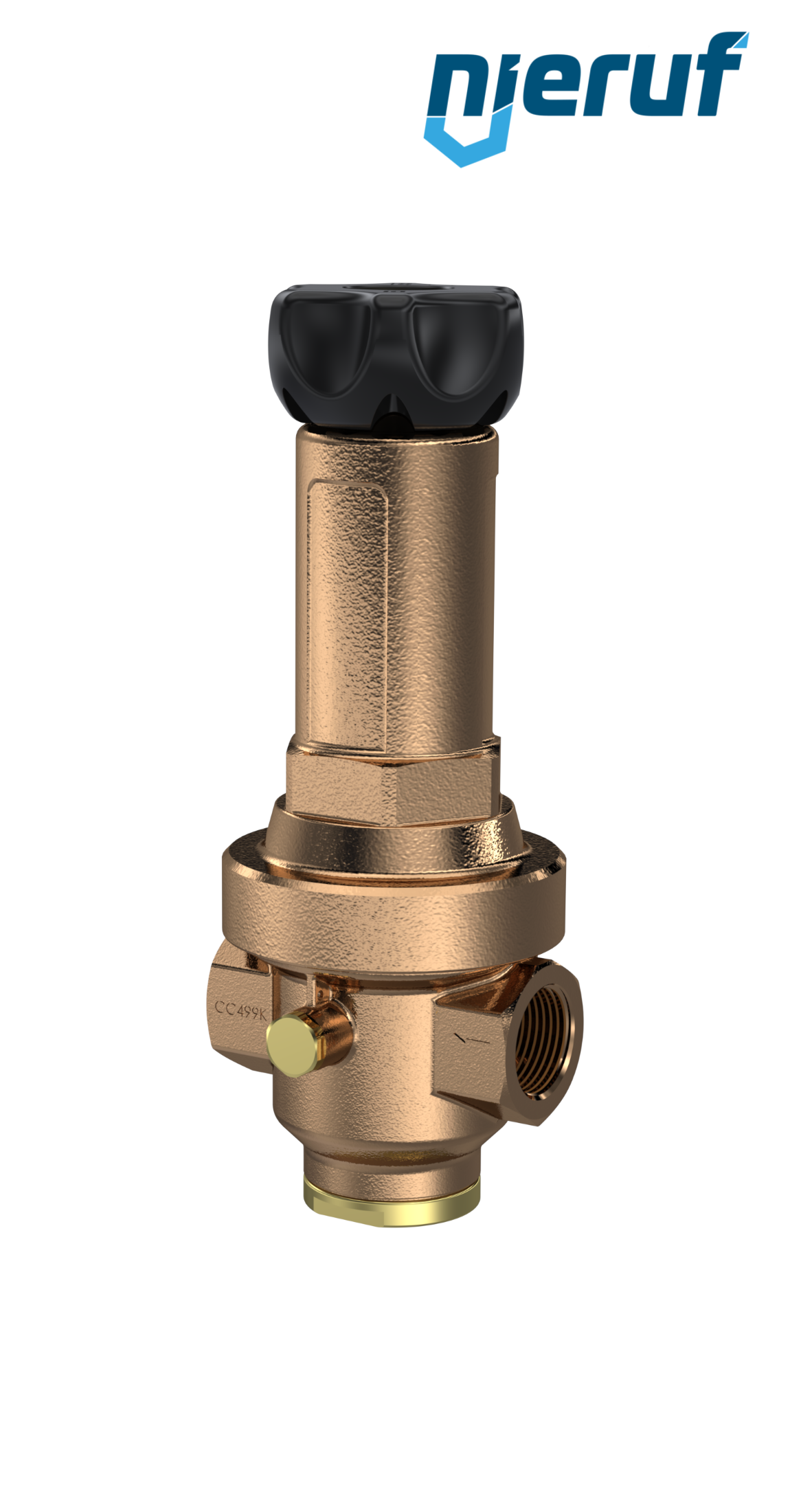 precision-pressure reducing valve with secondary venting 1/2" inch DM14 gunmetal FKM 0.5 - 15 bar