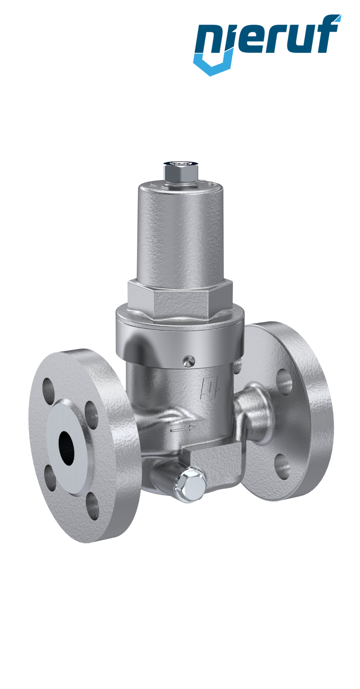 pressure reducing valve DN 15 DM13 stainless steel FPM / FKM 0.2 - 2.0 bar