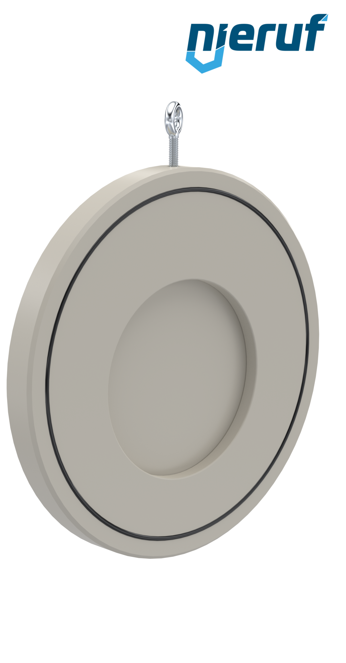 swing check valve with spring DN150 ZR08 plastic PP-H FKM (Viton)