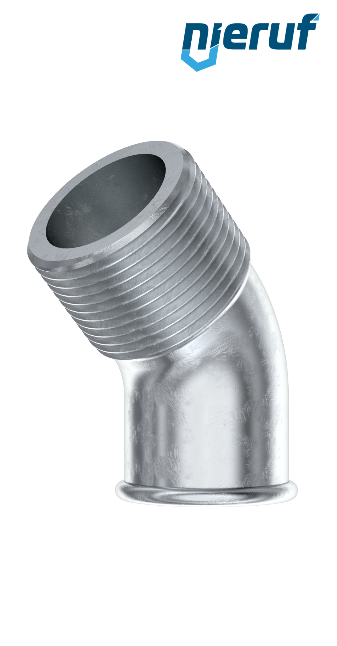 Malleable cast iron fitting elbow no. 121, DN40 - 1 1/2" inch galvanized