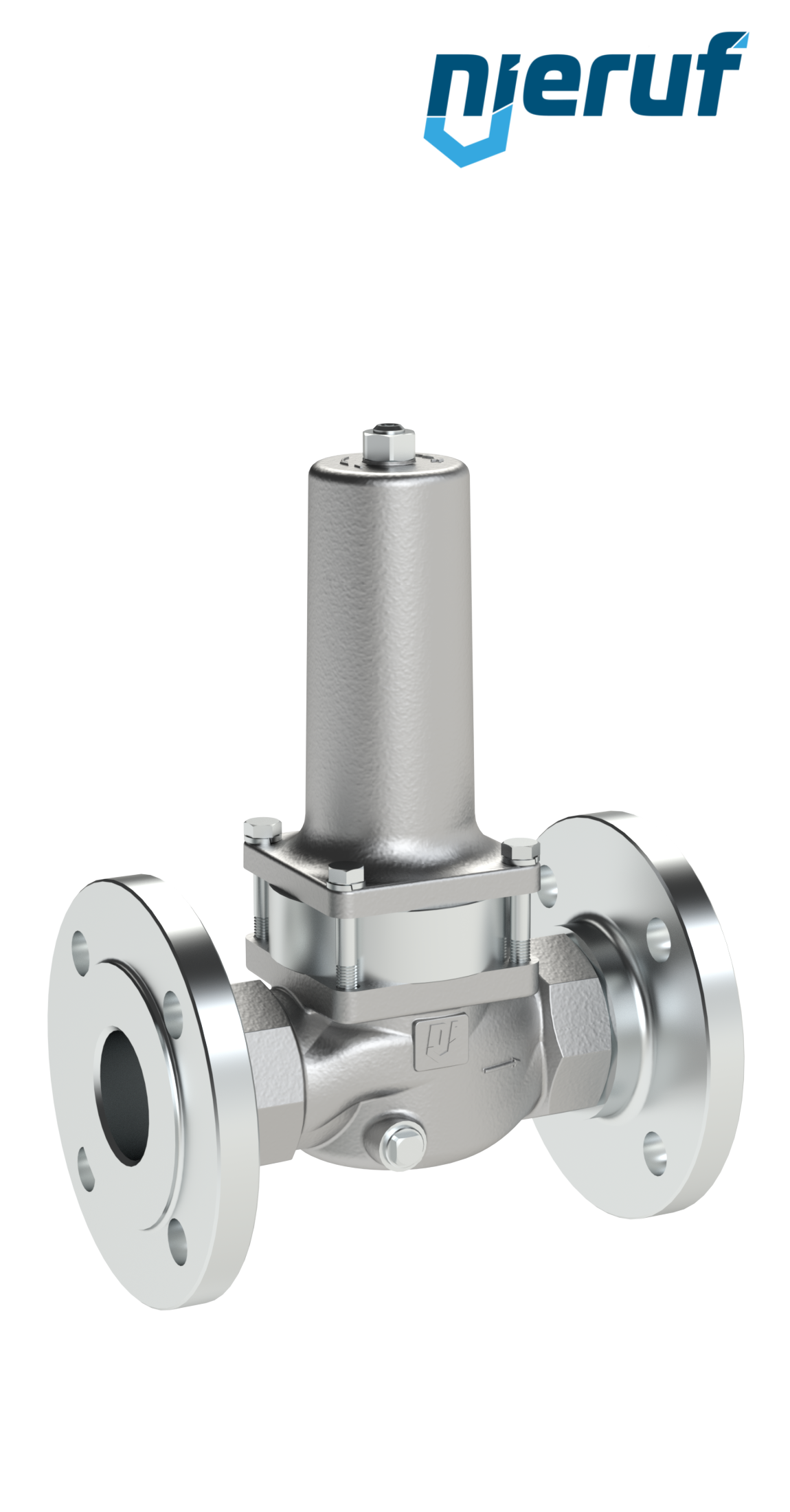 Piston-pressure reducing valve DN40 DM11 stainless steel FPM / FKM 2.0 - 20.0 bar