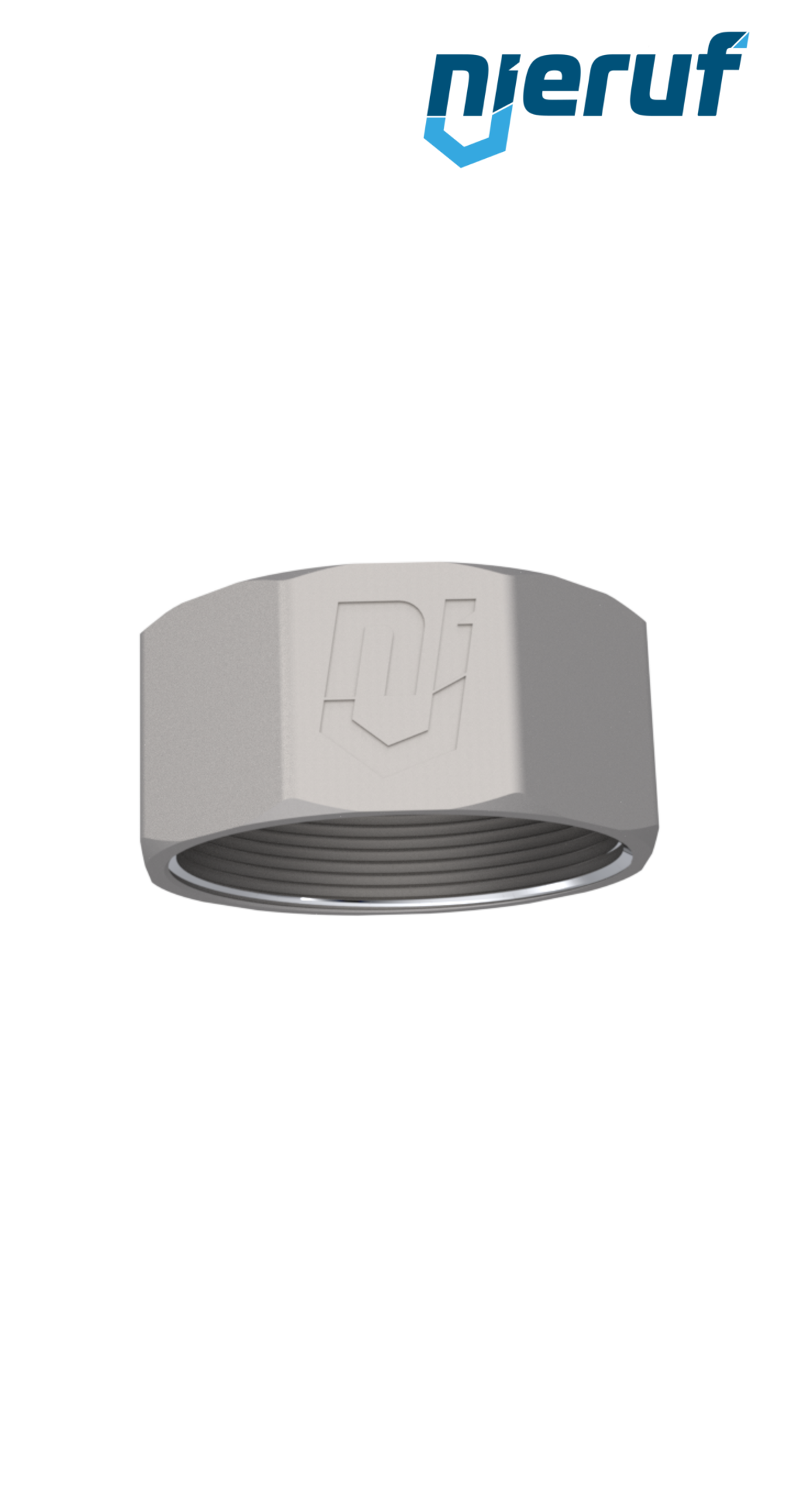 lid 3/4" inch female stainless steel 316