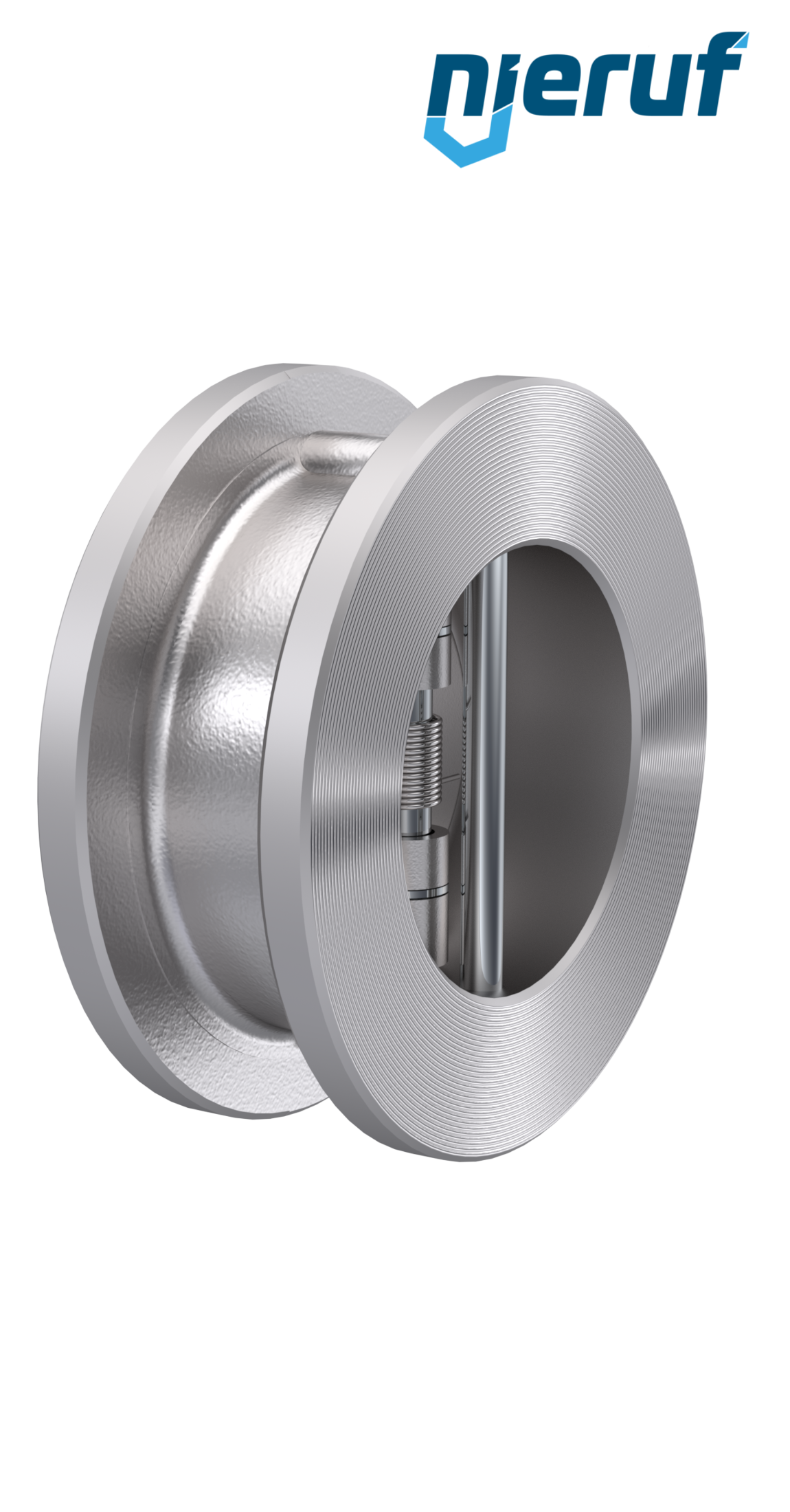 dual plate check valve DN100 DR03 ANSI 150 stainless steel 1.4408 metal