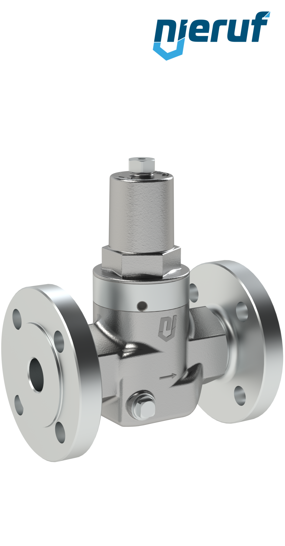 Piston-pressure reducing valve DN15 DM11 flange ANSI 150 stainless steel FPM / FKM 2.0 - 20.0 bar