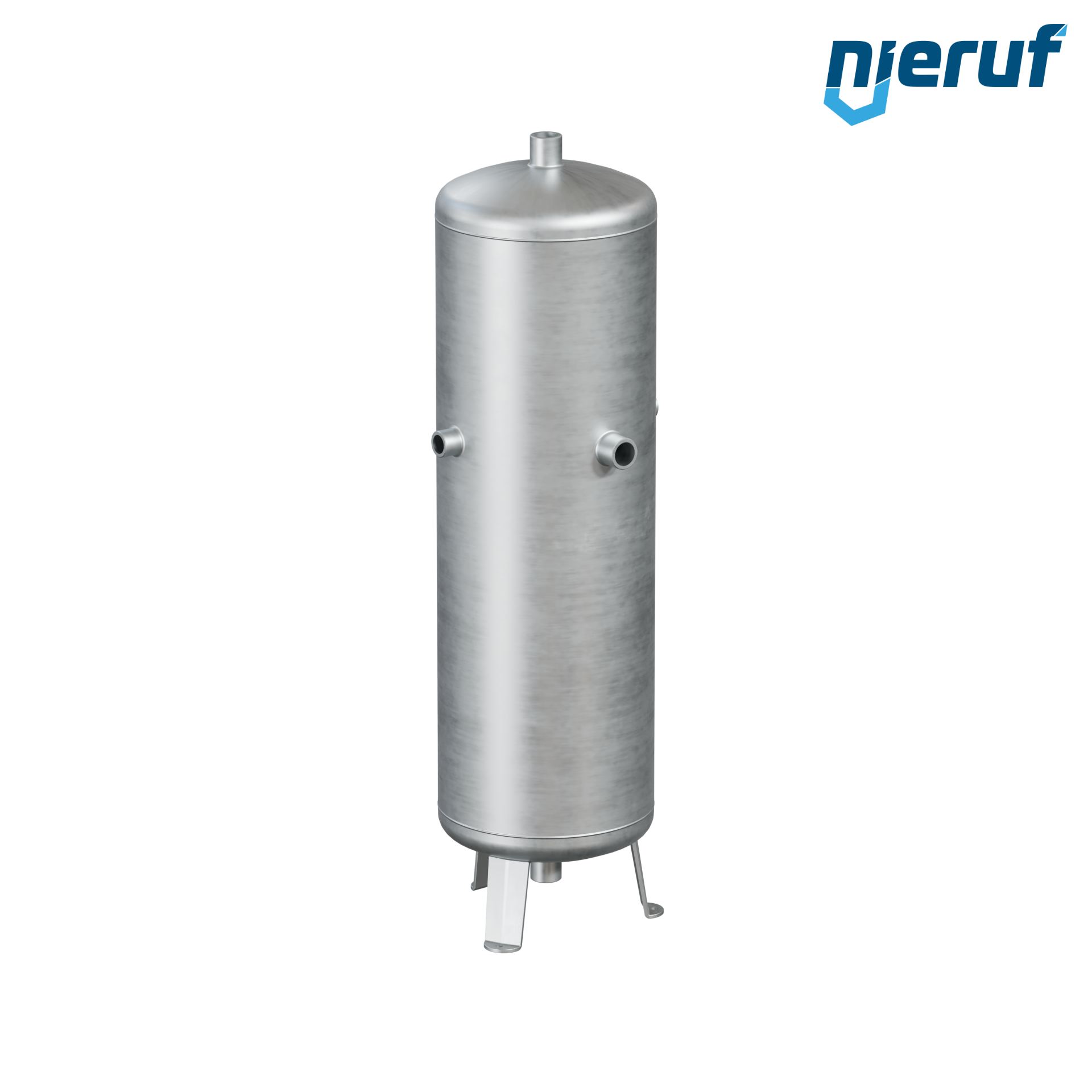 Pressure vessel vertical BE01 50 liter, 0-16 bar, steel galvanized